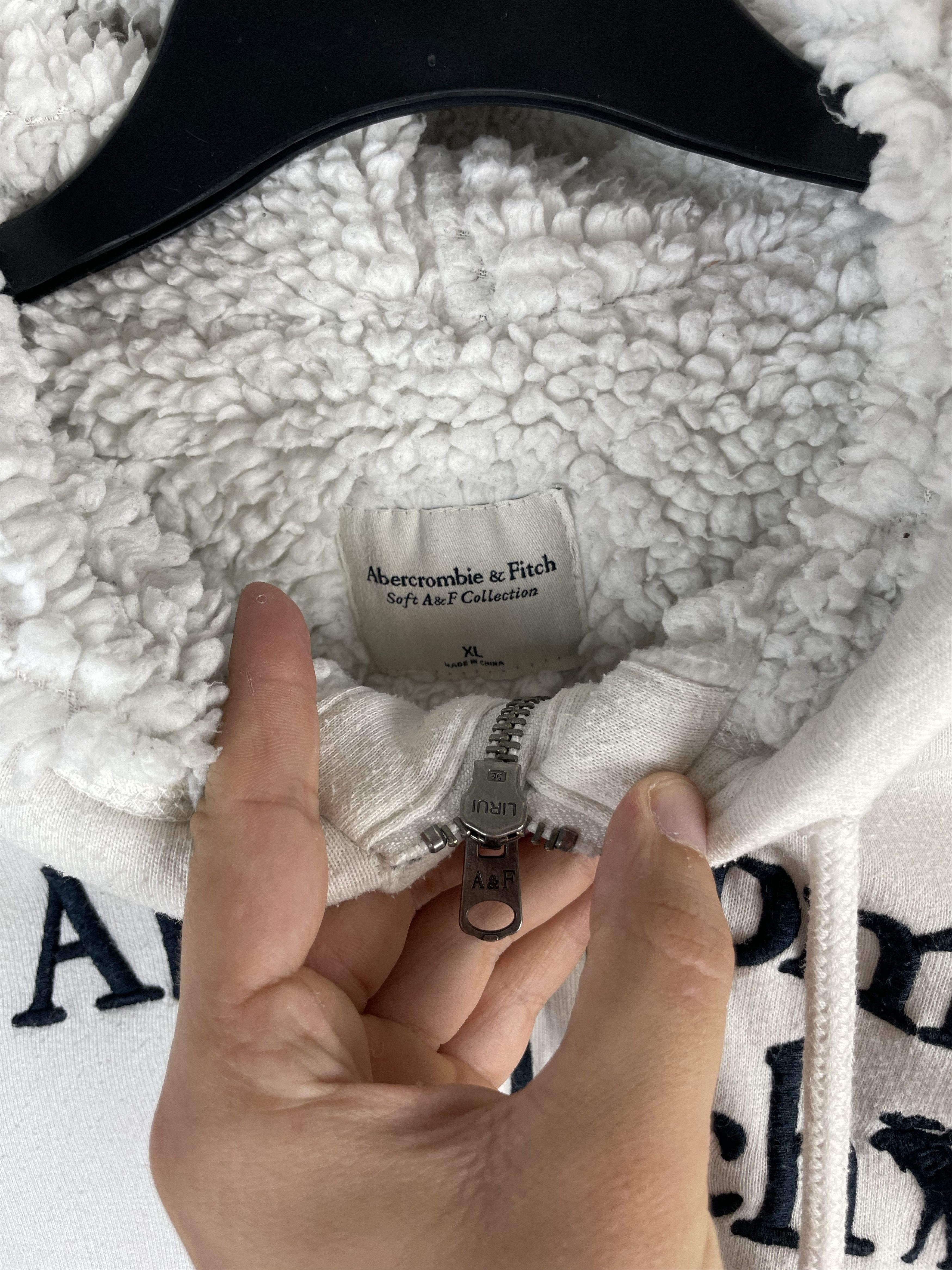 Abercrombie & Fitch Abercrombie&Fitch Sherpa Fur zip-hoodies Size XL / US 12-14 / IT 48-50 - 6 Thumbnail