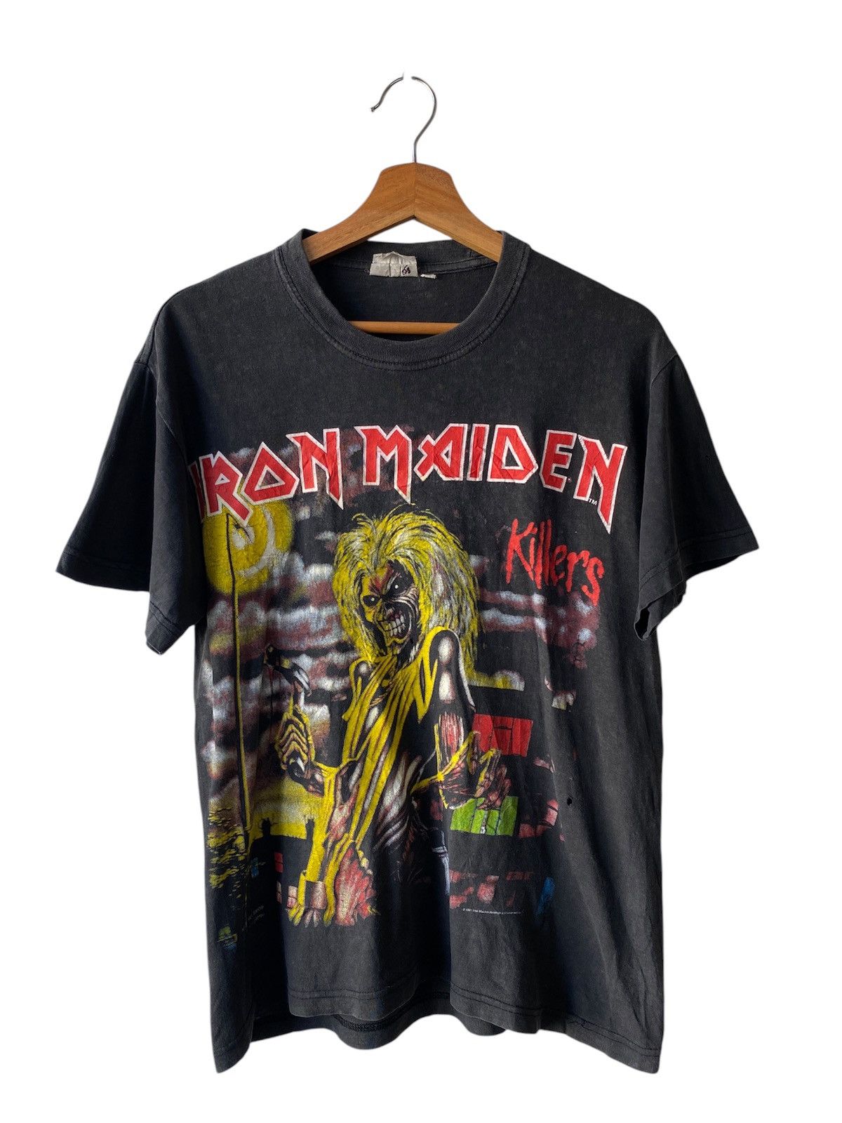 Vintage 80’s Iron Maiden Killers Album Distressed Band Tee