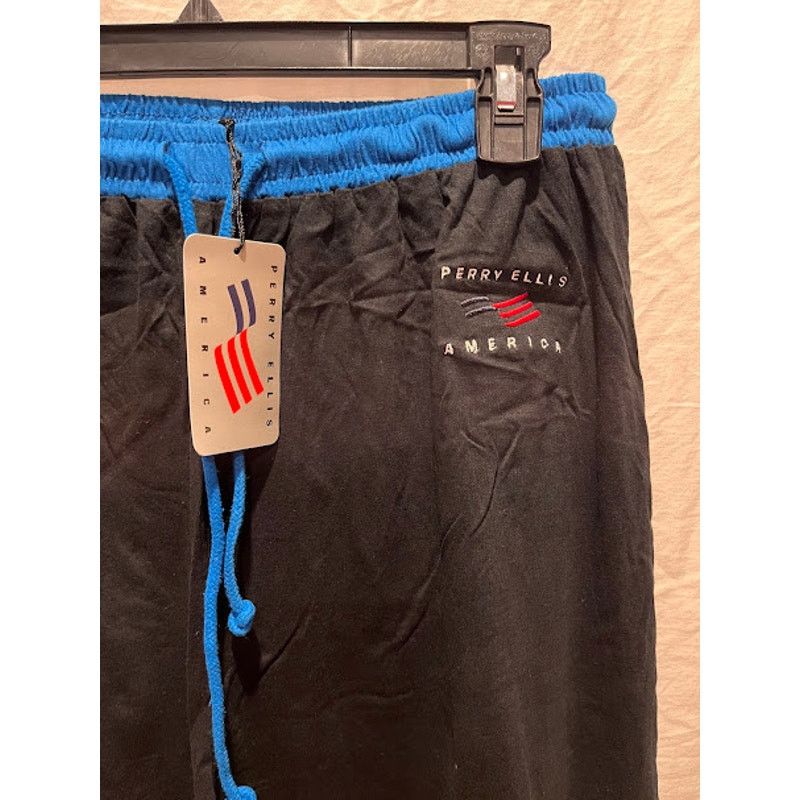 Perry Ellis × Vintage NWT VTG Y2K Perry Ellis America Lounge Drawstring Pants Logo Size US 36 / EU 52 - 5 Thumbnail