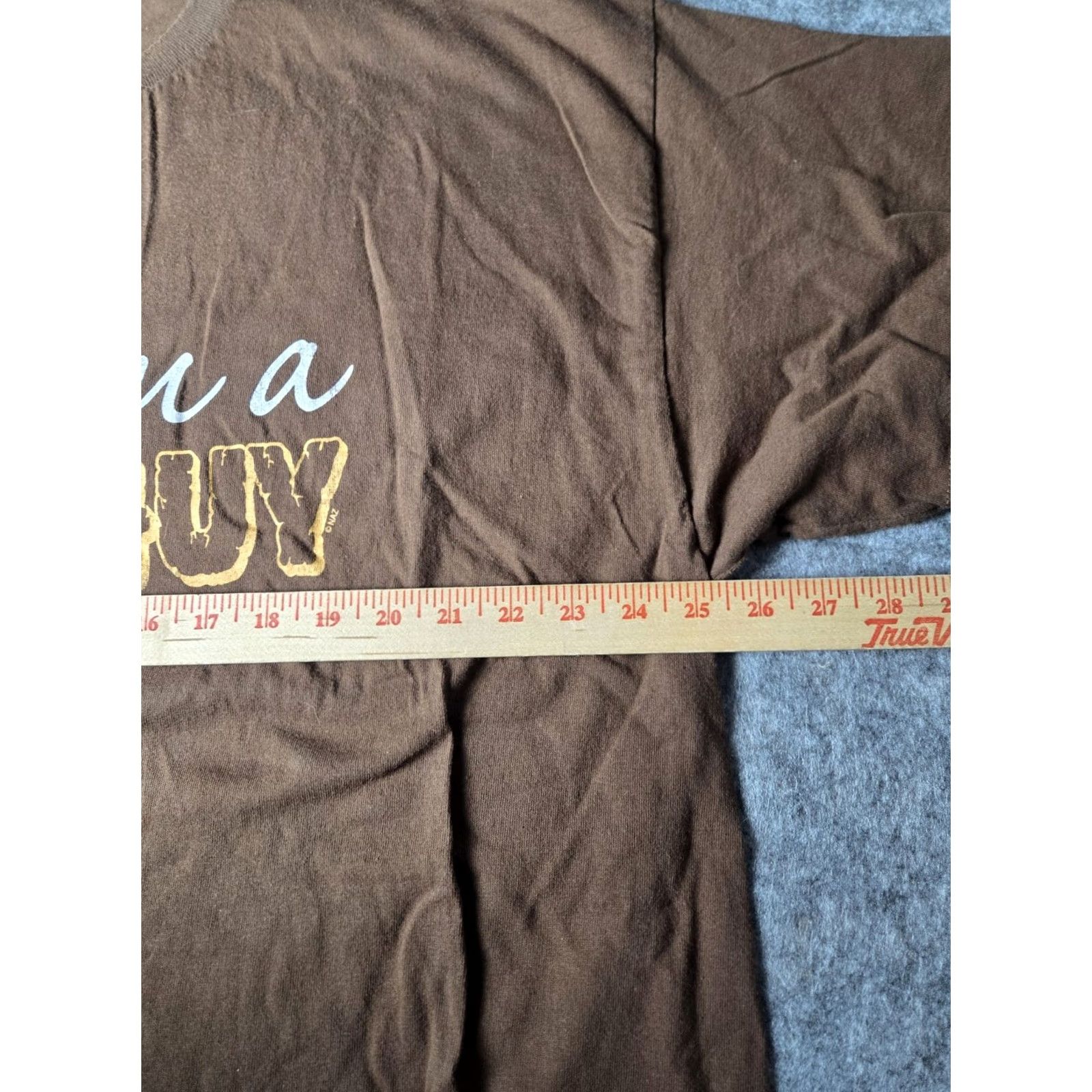 Delta Delta Pro Weight T Shirt Brown I'm A Fun Guy Short Sleeve 2XL Crew Neck Men Shirt Size US XXL / EU 58 / 5 - 6 Thumbnail