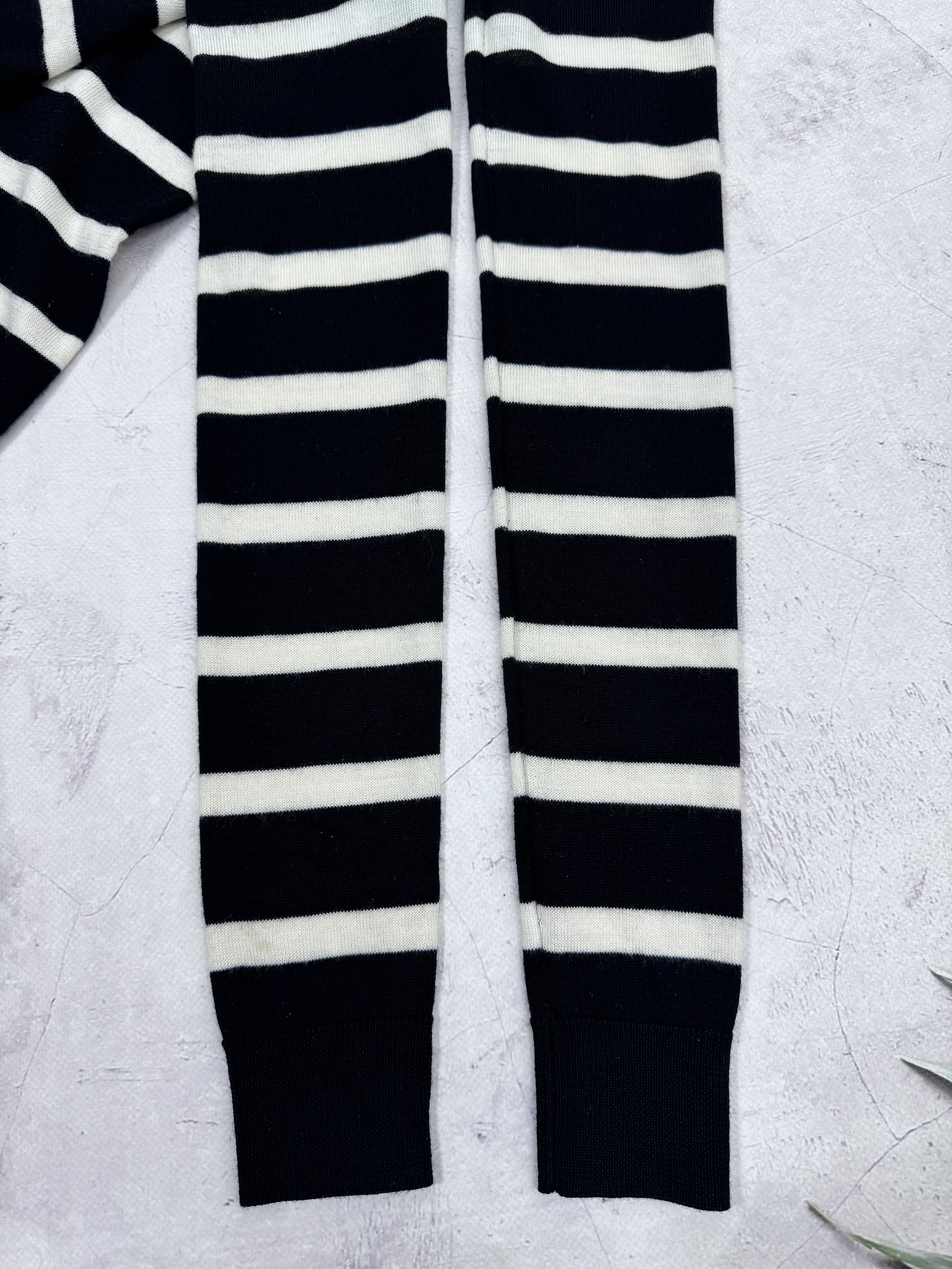 Alexander McQueen × MCQ McQ Alexander McQueen Striped Sweater Embroidered Swallow Size XXS / US 00 / IT 34 - 15 Thumbnail