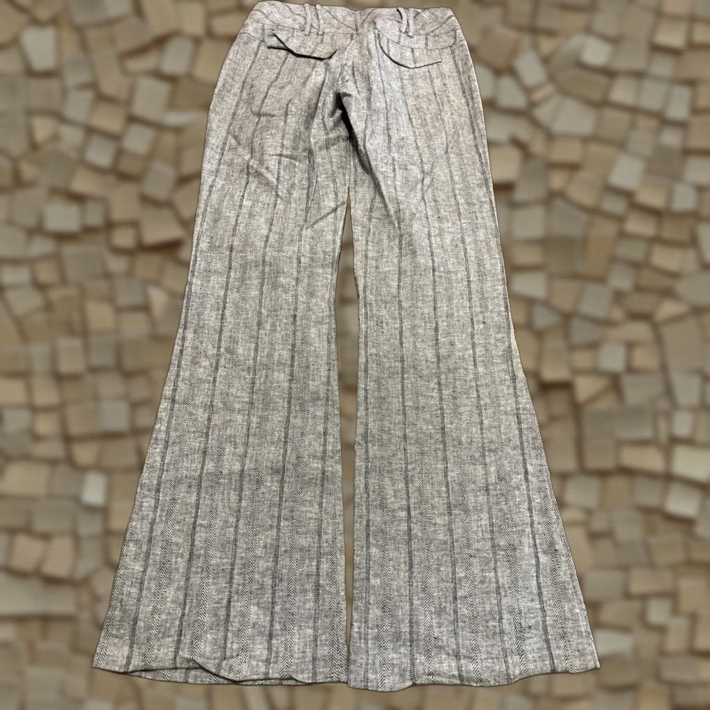 Vintage My Michelle Pants Women's Size 5 Gray Dress Pants Flared Size 27" / US 4 / IT 40 - 1 Thumbnail