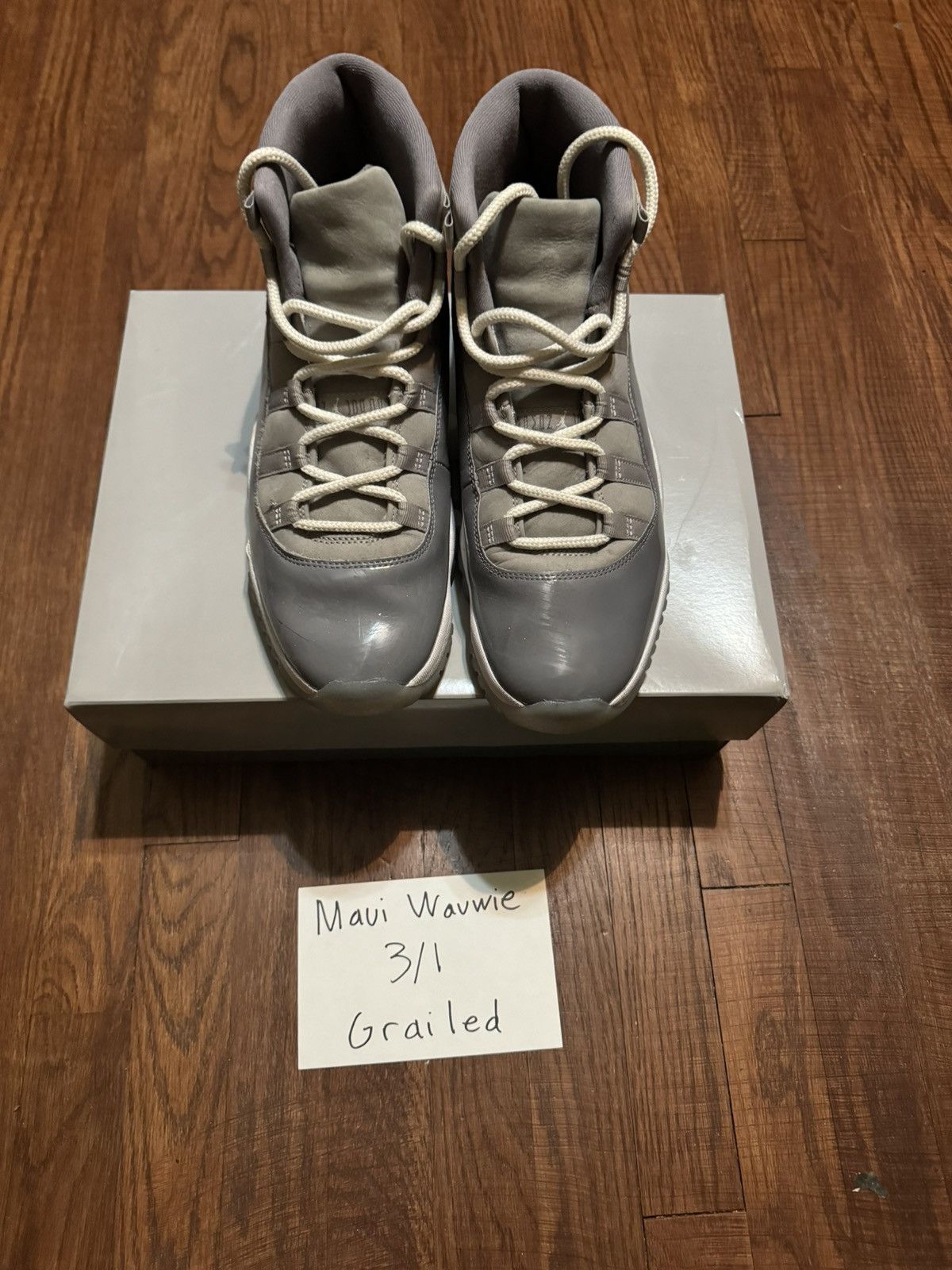 image of Jordan Brand Cool Grey 11 Shoes, Men's (Size 12)