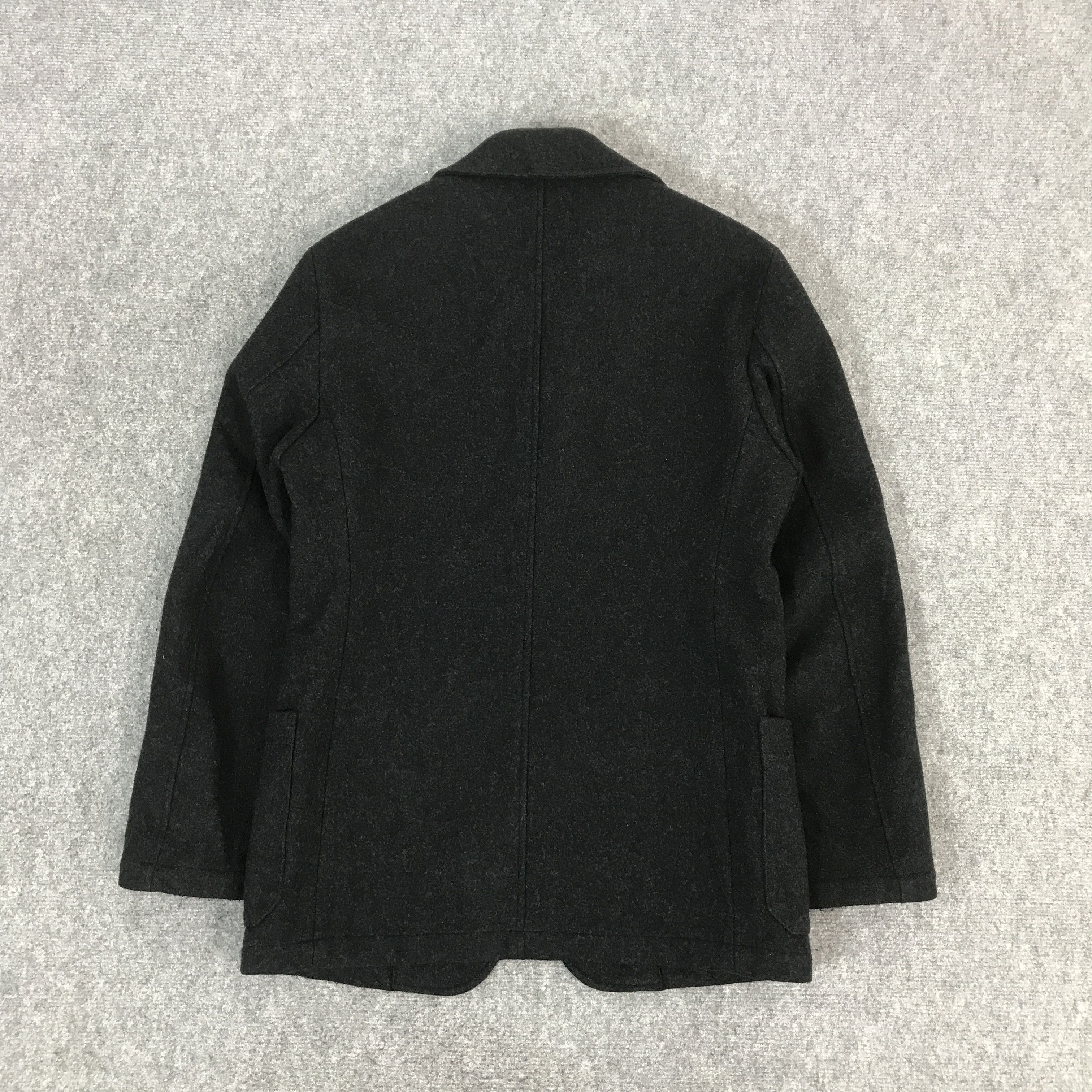 Z Zegna EZ ZEGNA JAPAN DESIGN WOOL BUTTON UP JACKET Size US M / EU 48-50 / 2 - 2 Thumbnail