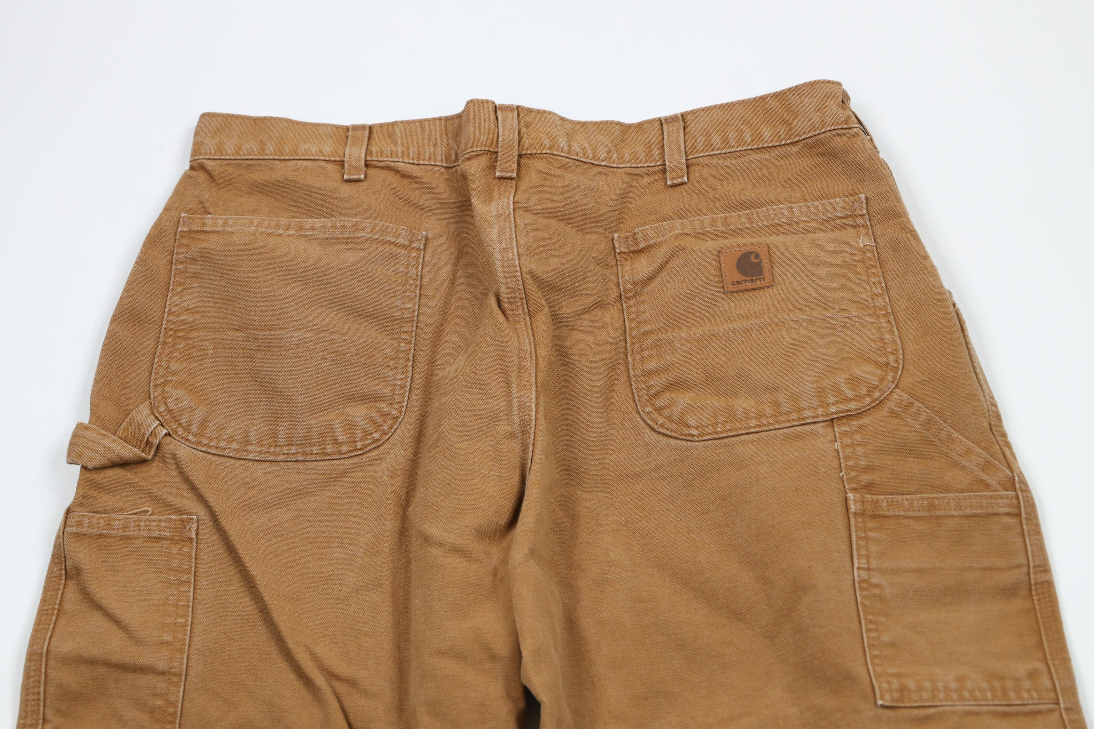 Carhartt × Vintage Vintage Carhartt Dungaree Wide Leg Canvas Pants Duck Brown Size US 38 / EU 54 - 8 Thumbnail