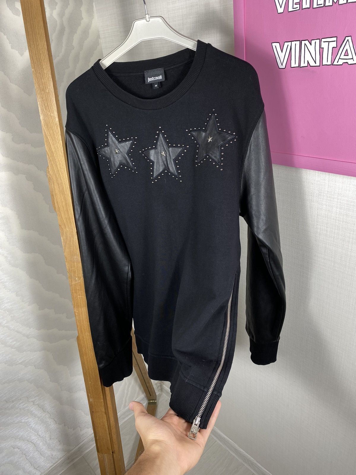 Just Cavalli Just Cavalli Sweatshirt Leather Logo Size US M / EU 48-50 / 2 - 5 Thumbnail