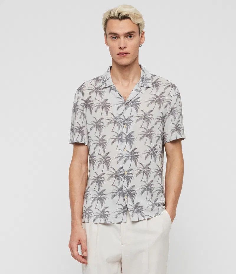 Allsaints Mens AllSaints SANTACRUZ SS SHIRT button up Hawaiian crazy Size US M / EU 48-50 / 2 - 2 Thumbnail