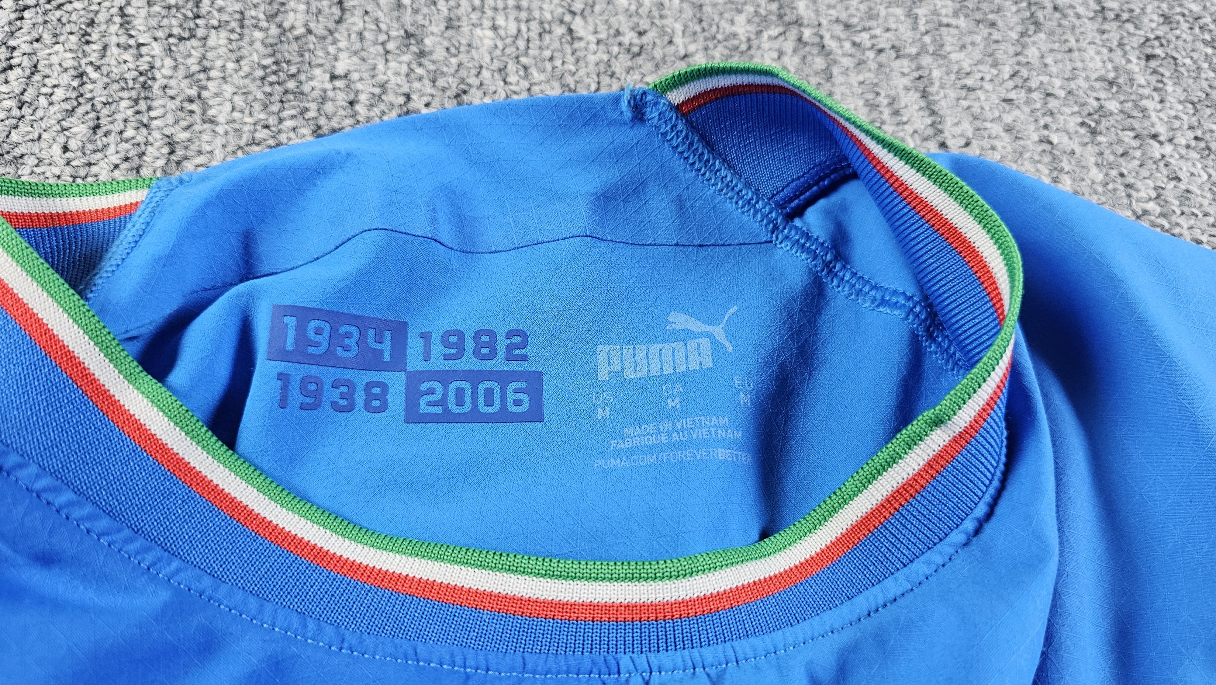Puma Puma Italy Home Jersey Men L 2022 2023 Blue Gold Azzurri Size US L / EU 52-54 / 3 - 3 Thumbnail