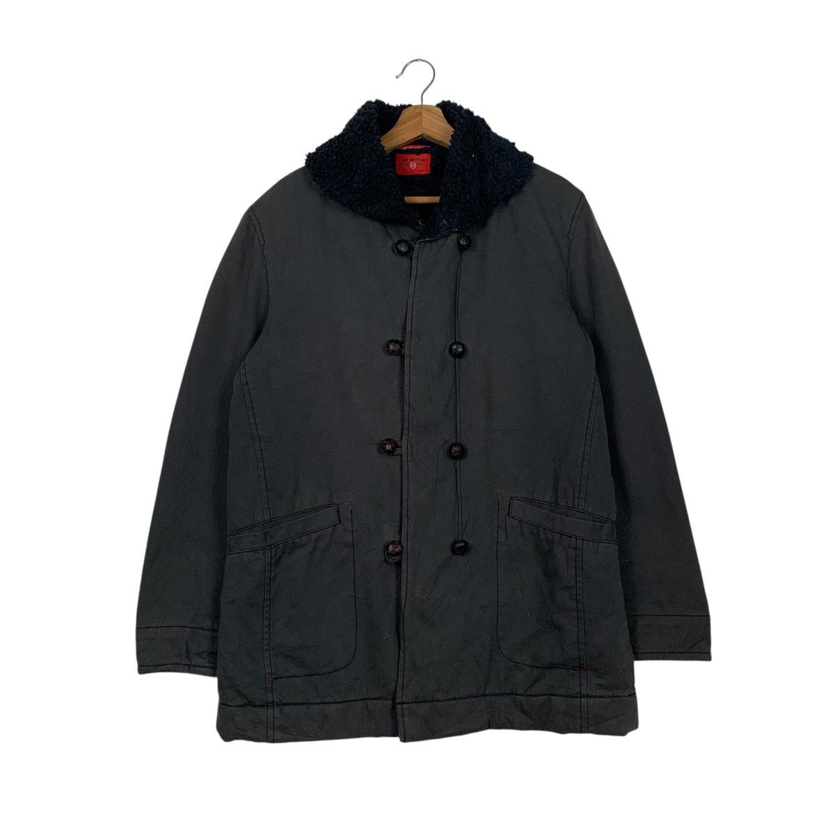 Japanese Brand Japanese Brand Red Button Double Breasted Jacket Size US M / EU 48-50 / 2 - 1 Thumbnail