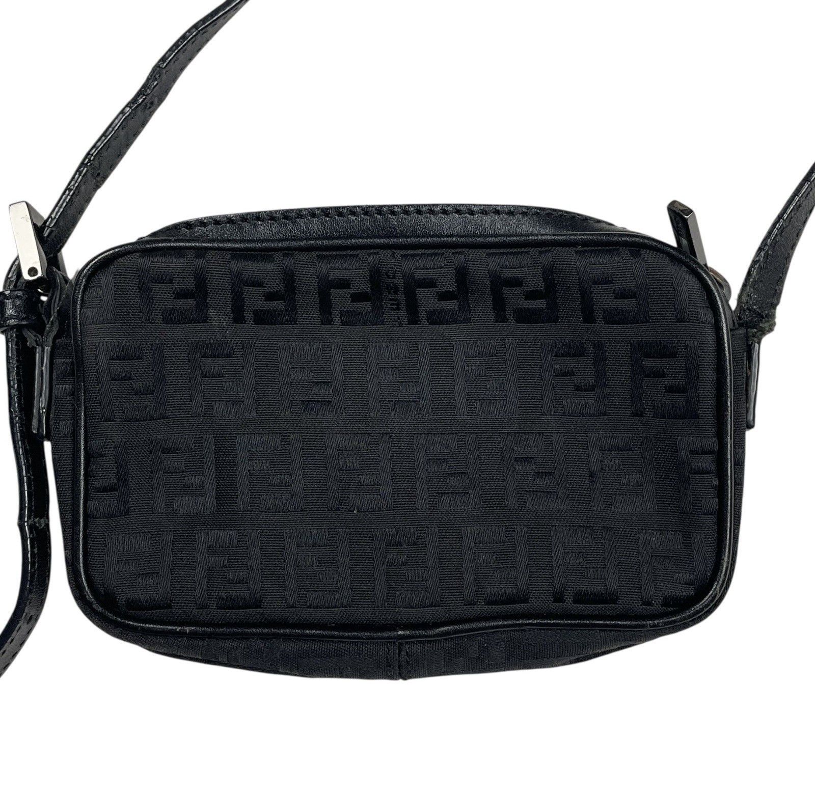 Fendi Fendi Crossbody Bag FF Zucca Monogram Mini Micro Pochette Size ONE SIZE - 5 Thumbnail