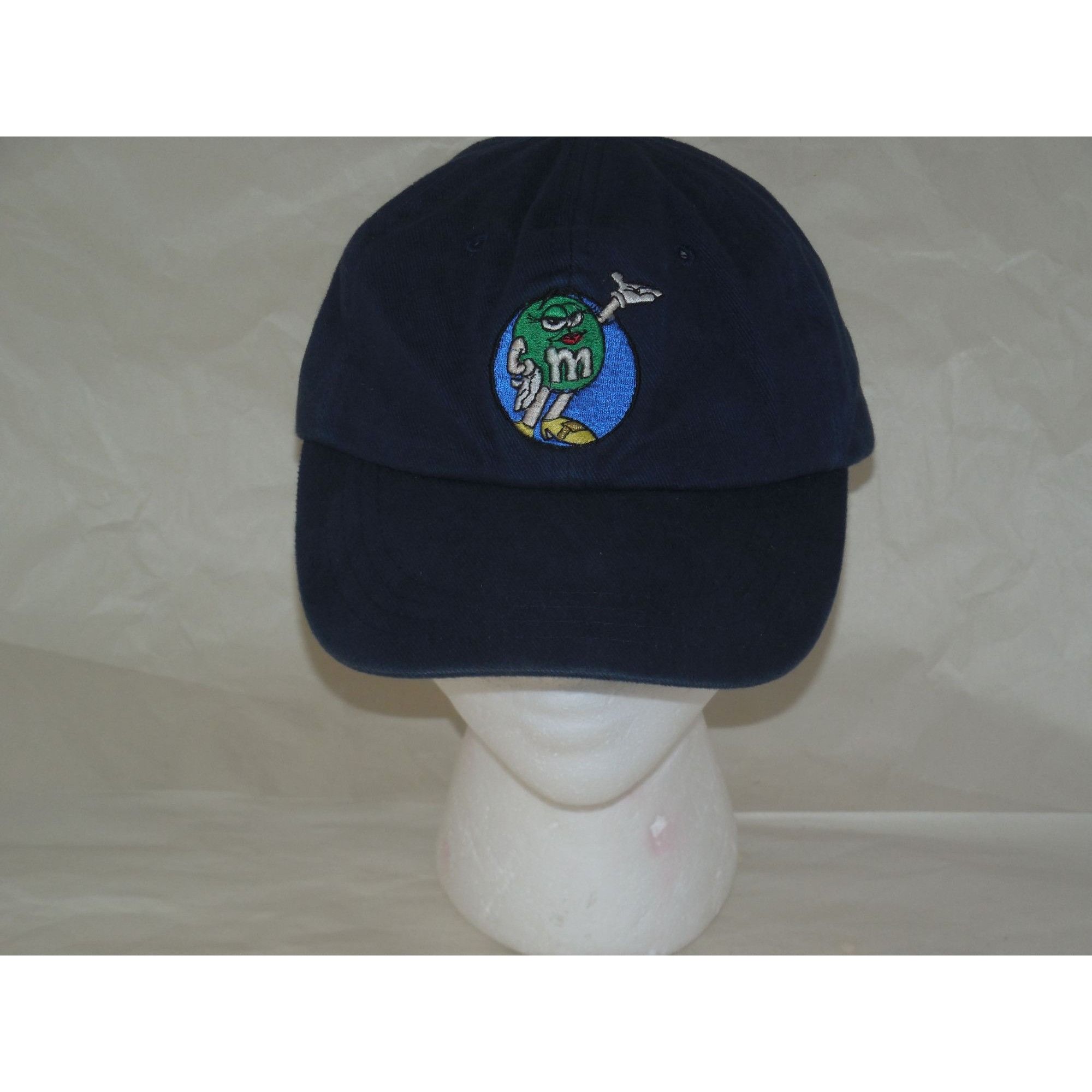Vintage Vintage M&M Mars Hat Sportcap Adjustable Strap Green Candy A Size ONE SIZE - 1 Thumbnail