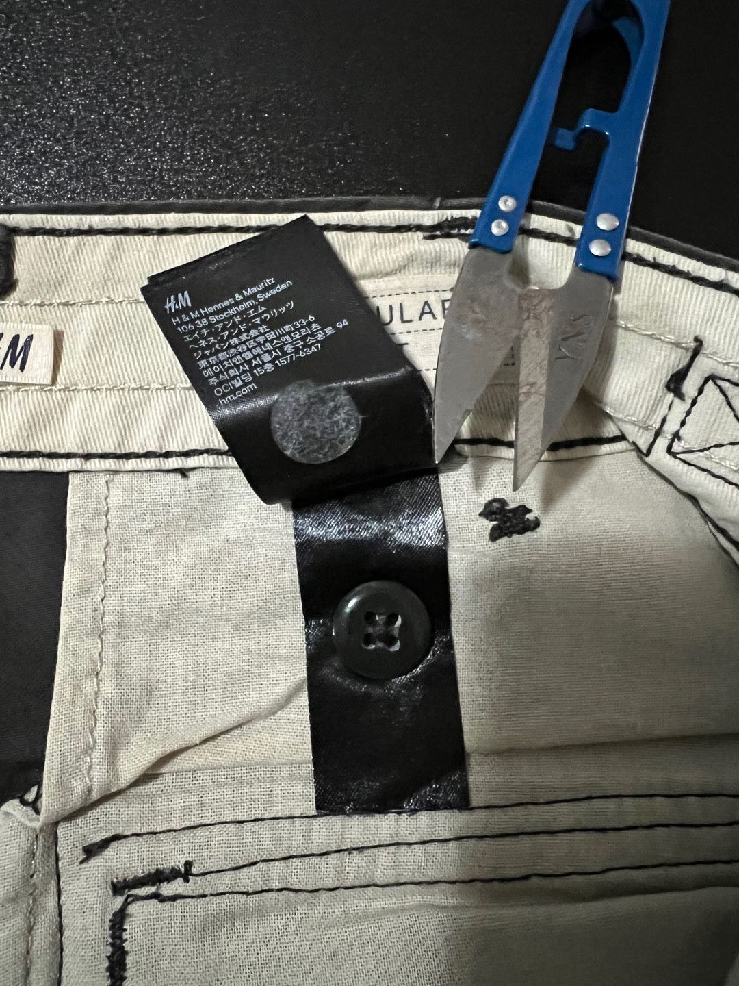 H&M H&M Grunge Parachute Cargo Pants Gray Size US 34 / EU 50 - 7 Thumbnail