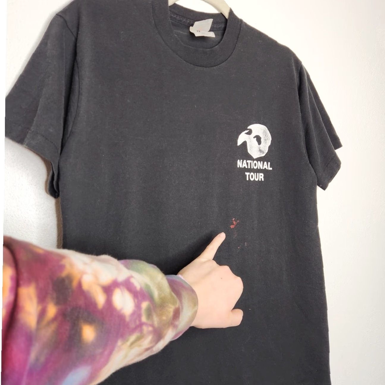 Fruit Of The Loom VINTAGE Phantom of Opera Tour Shirt Double Sided Single Stitch Fruit Loom M Black Unisex Adults 90s 00s Gothic Grunge Emo Punk AOP Long Sleeve? Size US M / EU 48-50 / 2 - 5 Thumbnail
