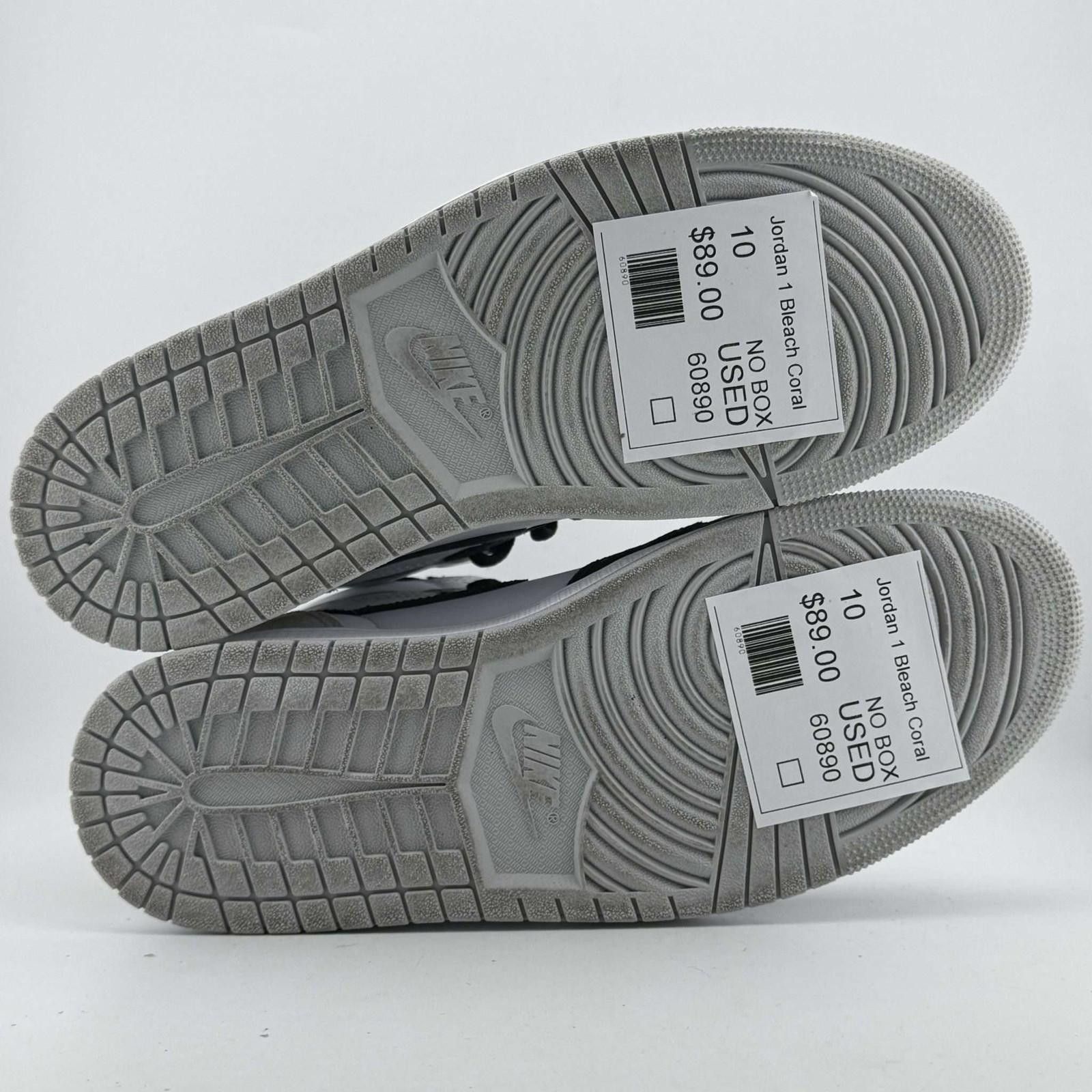 Jordan Brand Jordan 1 Bleach Coral US 10 Used No Box 555088-108 Size US 10 / EU 43 - 6 Thumbnail
