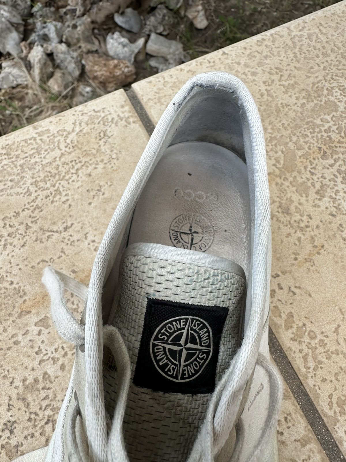 Ecco × Stone Island Stone Island x ECCO White Shoes Sneakers 42 size Size US 9 / EU 42 - 4 Thumbnail