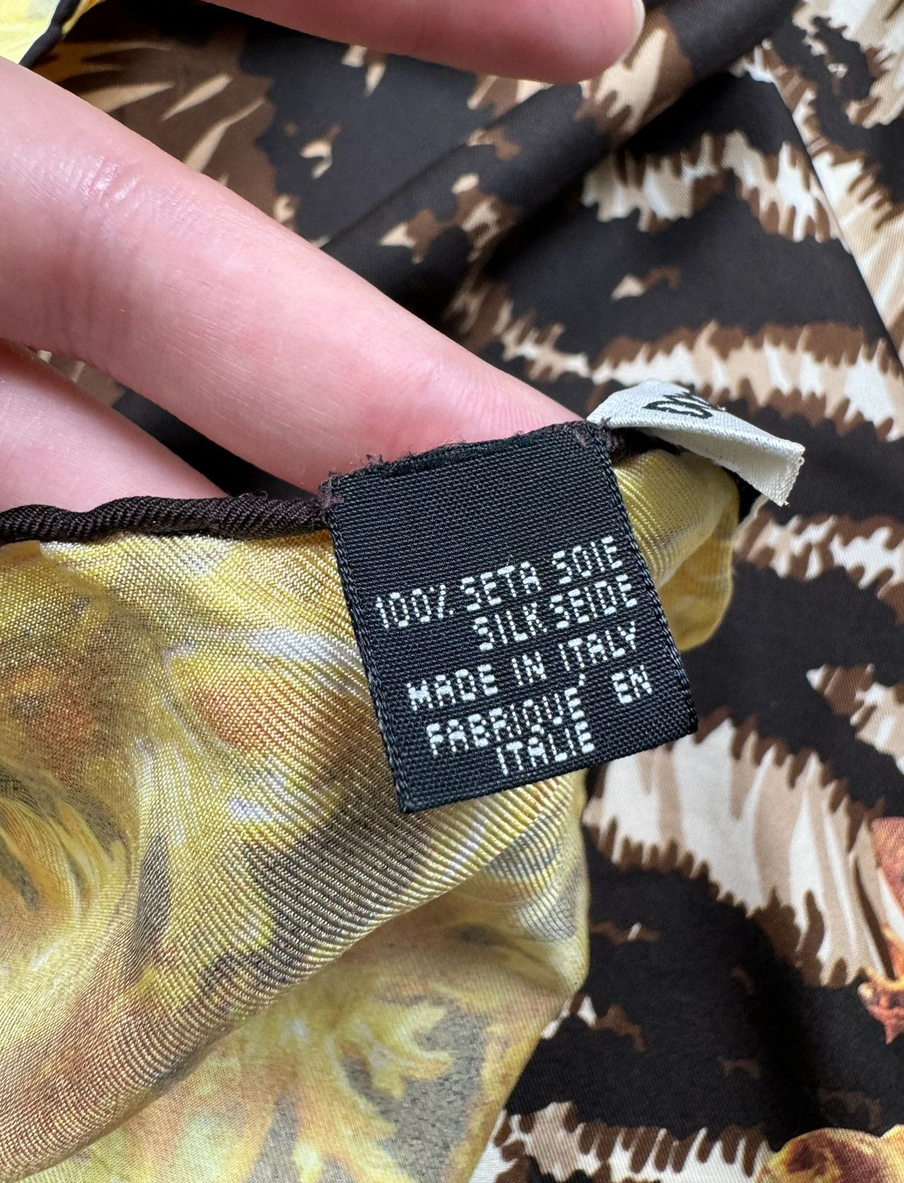 Dolce & Gabbana Dolce & Gabbana Silk Scarf Size ONE SIZE - 5 Thumbnail