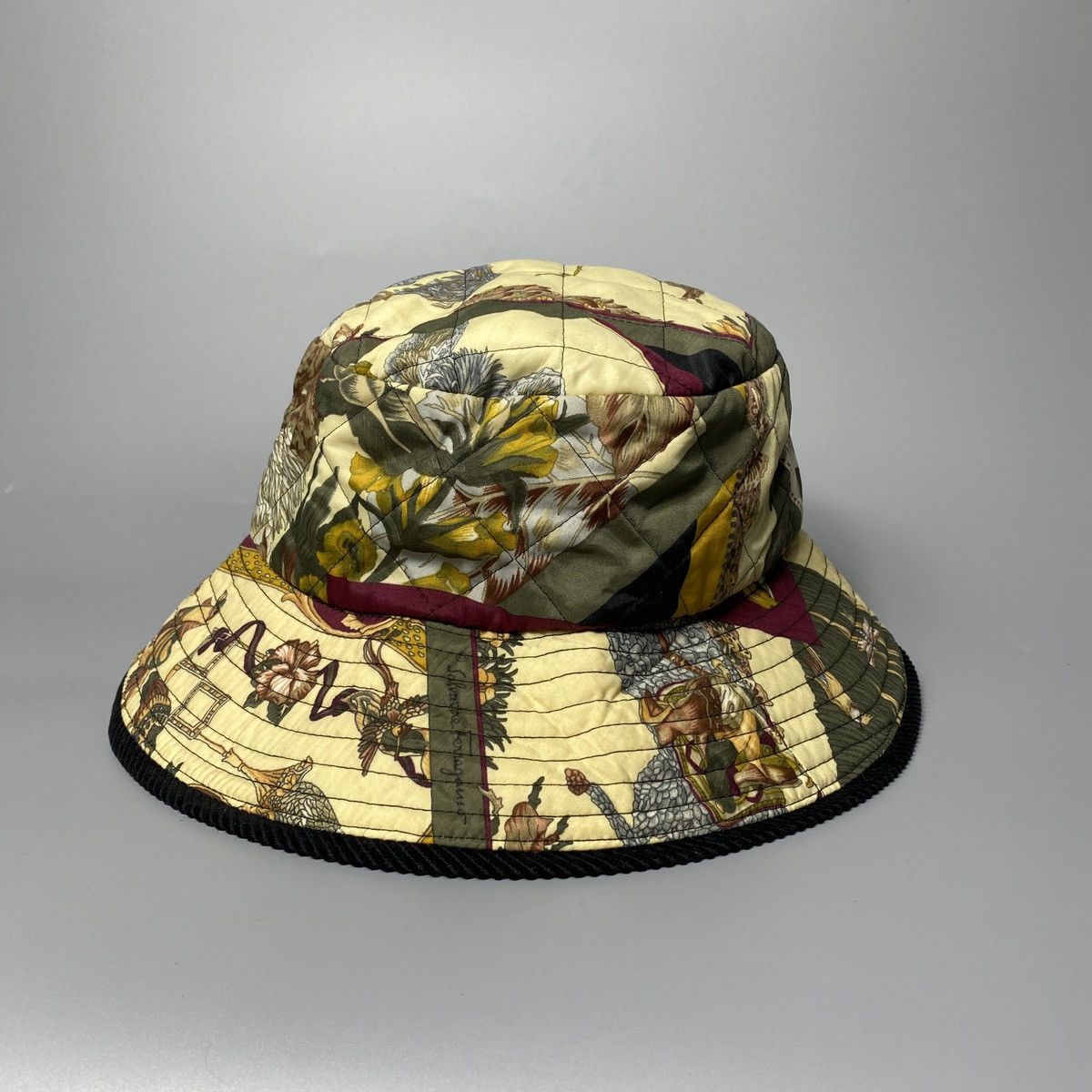 Salvatore Ferragamo Quilted Bucket Hat Size ONE SIZE - 2 Thumbnail