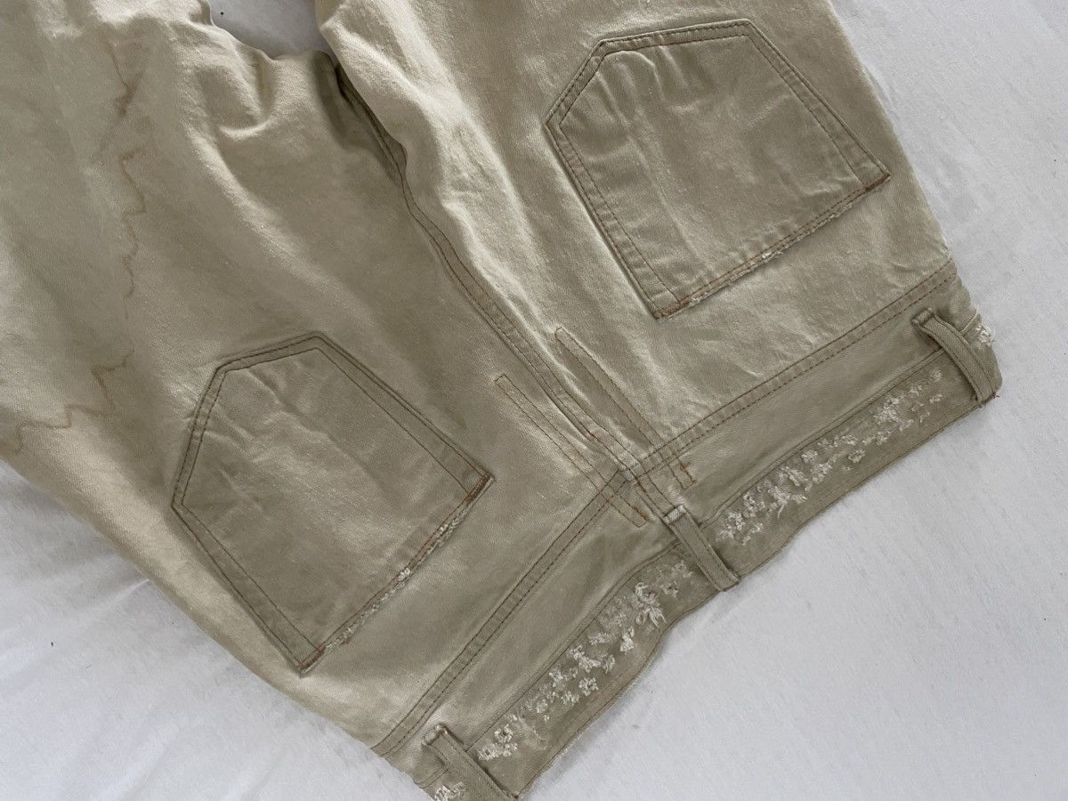 Rick Owens Rick Owens DRKSHDW SS09 Detroit Dirty White Denim Size US 27 - 14 Thumbnail