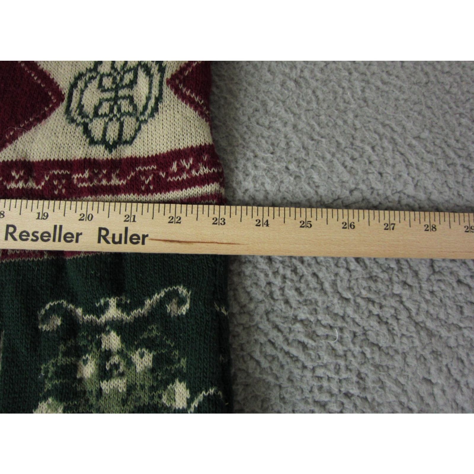 Vintage VINTAGE Diana Marco Sweater Womens L Green Paisley 90s Fair Isle Pullover Knit Long Sleeve Casual Womens Size L / US 10 / IT 46 - 7 Thumbnail