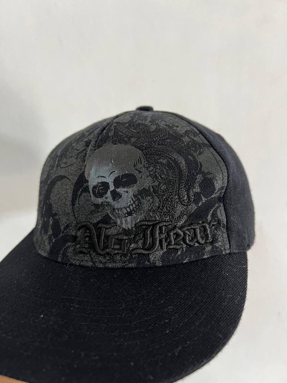 If Six Was Nine No Fear Skull Archive Fitted Hat Size ONE SIZE - 8 Thumbnail