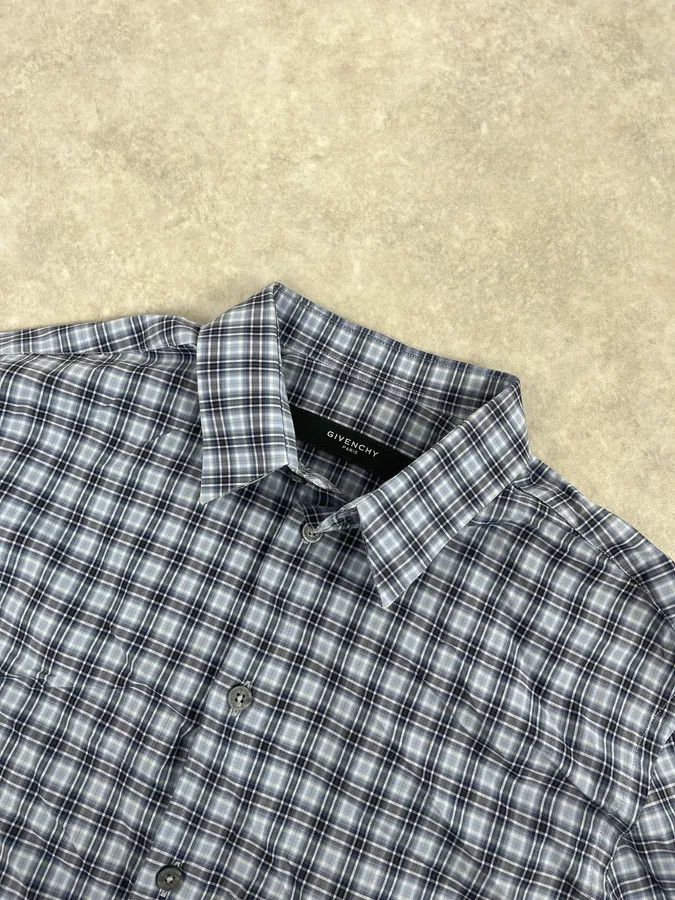 Givenchy Givenchy Blue Checkered Shirt Size US S / EU 44-46 / 1 - 5 Thumbnail