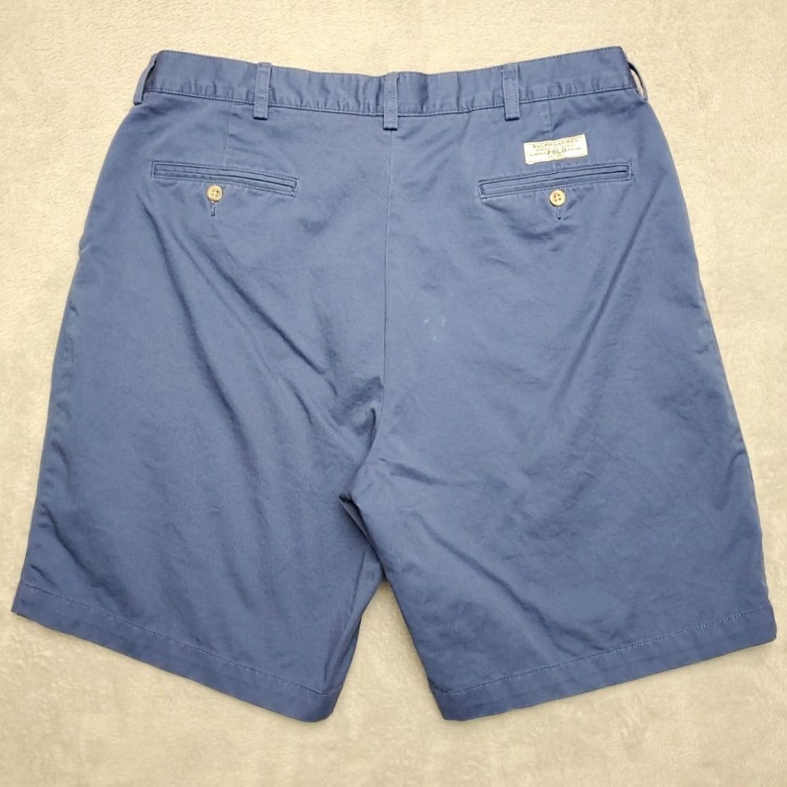 Polo Ralph Lauren Polo Ralph Lauren Shorts Mens 38 Blue Prospect 100% Cotton Twill Chino Outdoor Shorts Size US M / EU 48-50 / 2 - 4 Thumbnail