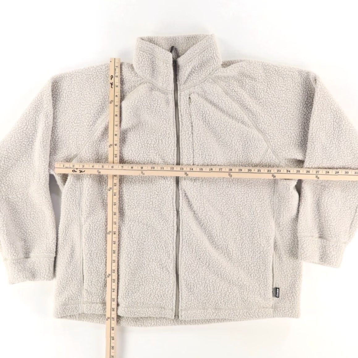 Vintage VINTAGE REI Deep Pile Full Zip Solid Mock Long Sleeve Jacket Beige Men's 2XL Size US XXL / EU 58 / 5 - 3 Thumbnail