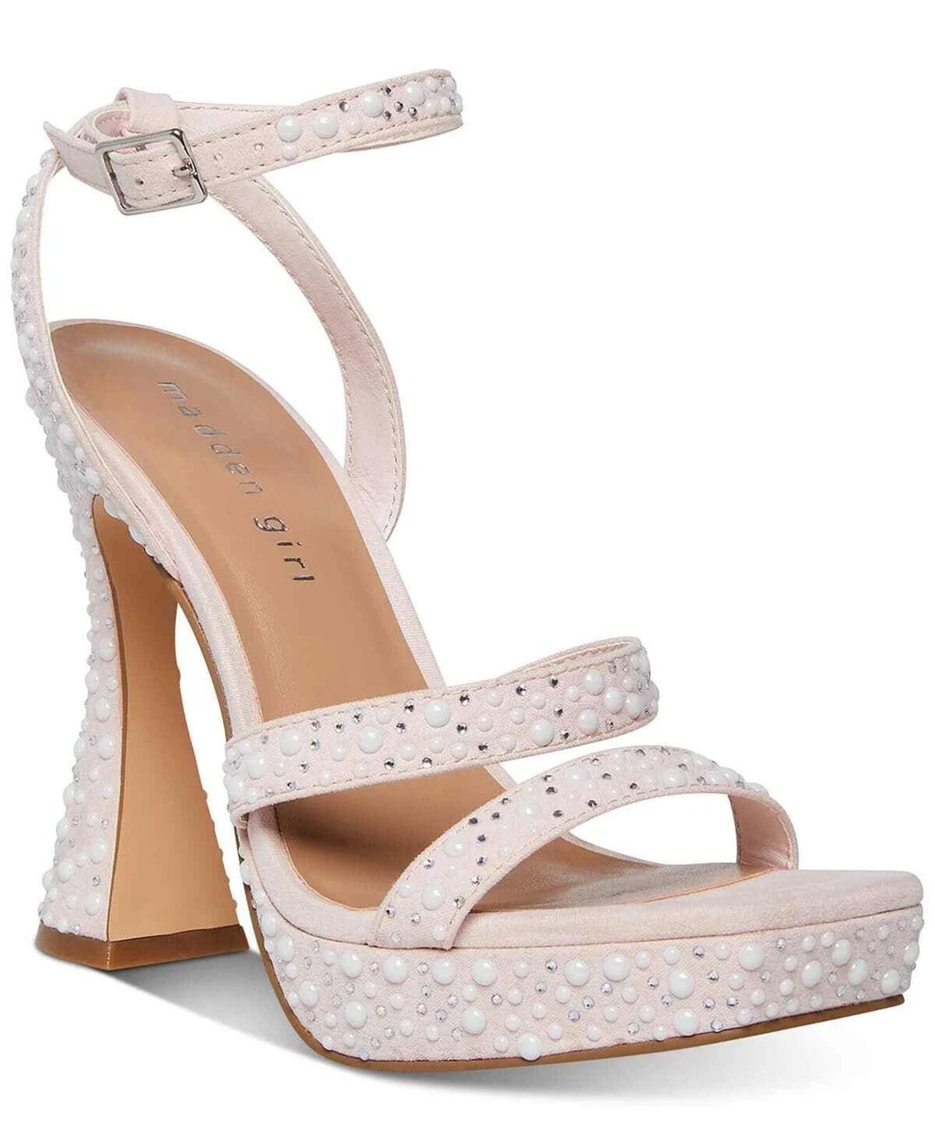 Other Madden Girl Zane Platform Pearl Dress Sandals - 9.5 - Pink Size US 9.5 / IT 39.5 - 1 Thumbnail