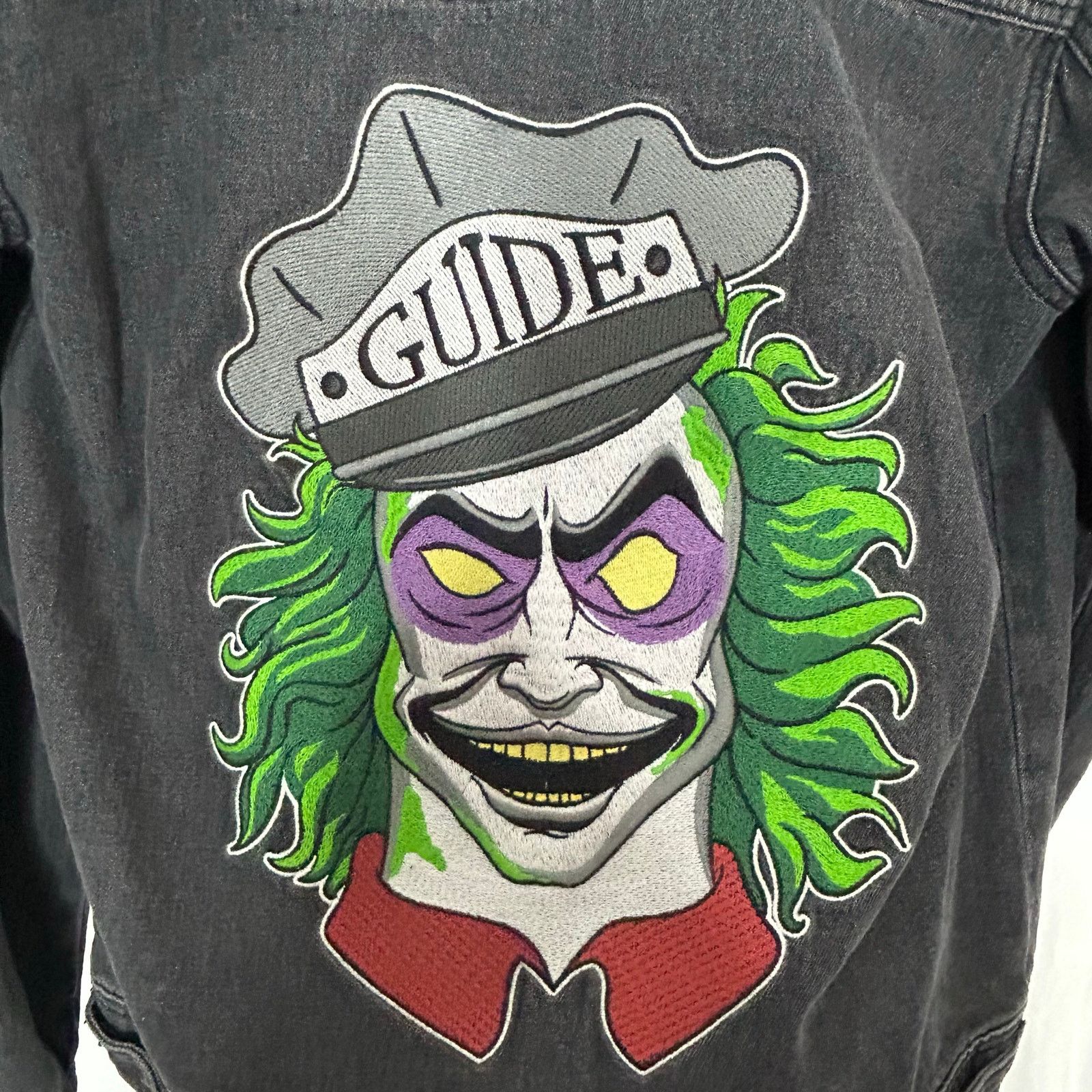 Other Beetlejuice x Cakeworthy Embroidered Denim Jacket Size S/P Size S / US 4 / IT 40 - 3 Thumbnail
