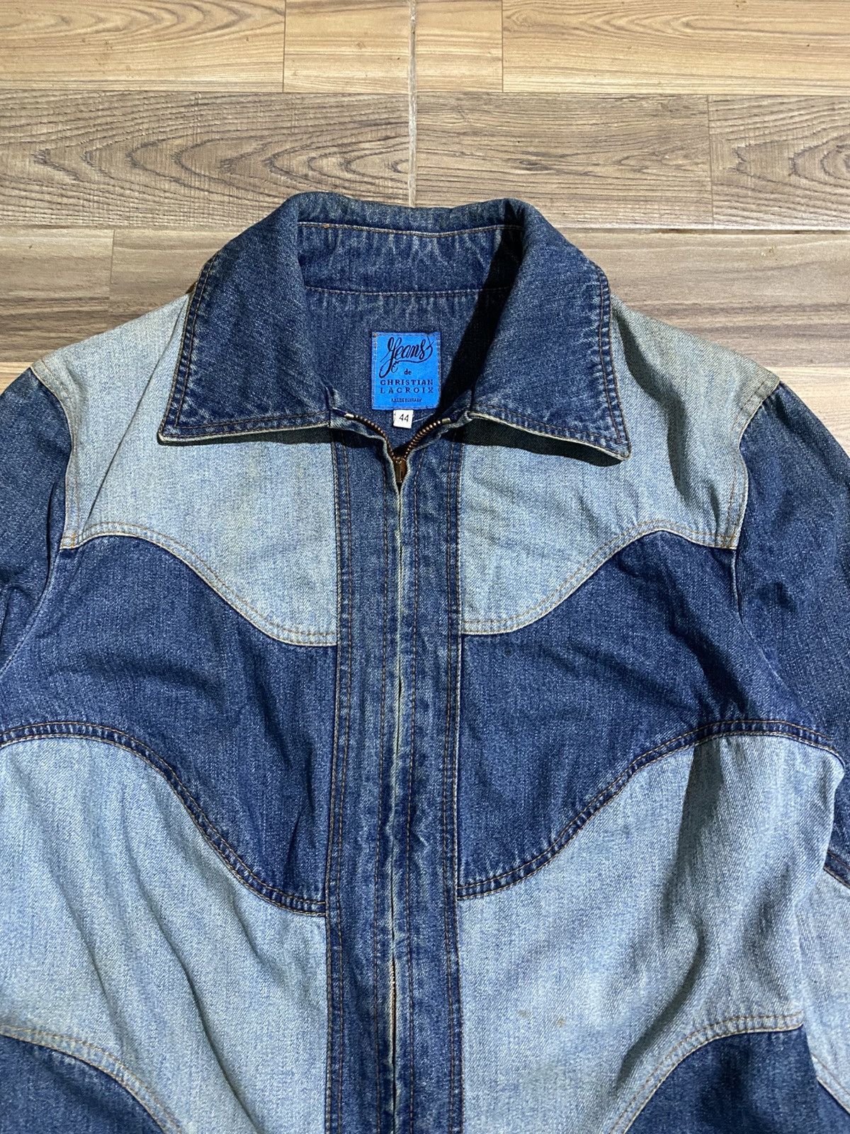 Vintage VINTAGE DENIM JACKET CHRISTIAN LACROIX Size M / US 6-8 / IT 42-44 - 3 Thumbnail