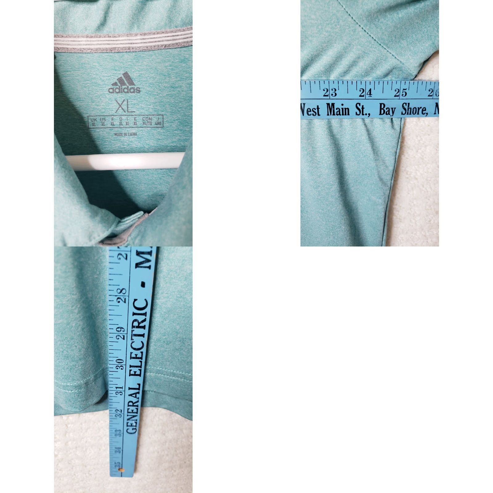 Adidas Adidas Polo Shirt Men XL Short Sleeve Blue Polyester Golf Polo Logo Size US XL / EU 56 / 4 - 8 Thumbnail