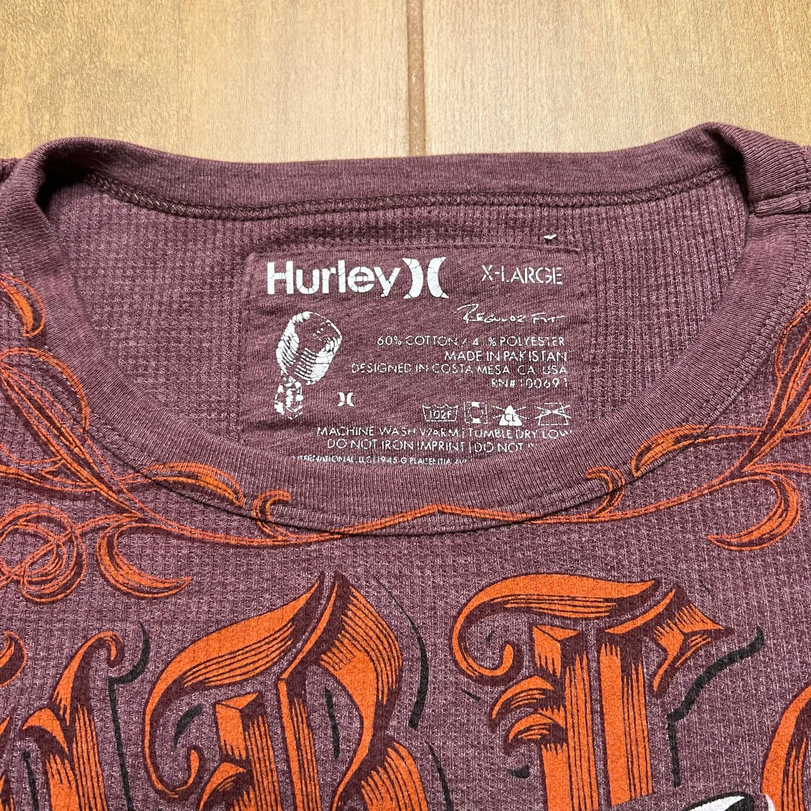 Hurley Vintage Y2K Hurley Men's long-sleeve shirt Sz XL Size US XL / EU 56 / 4 - 2 Thumbnail