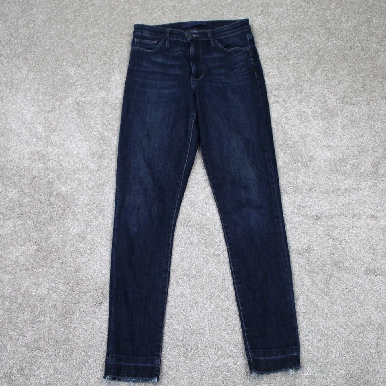 Vintage Joe's Jeans Women 25 Blue Skinny Jeans Ankle 28" Inseam Stretch Denim Mid Rise Regular Fit City Preppy Womens Size 42" / US 20 - 2 Thumbnail