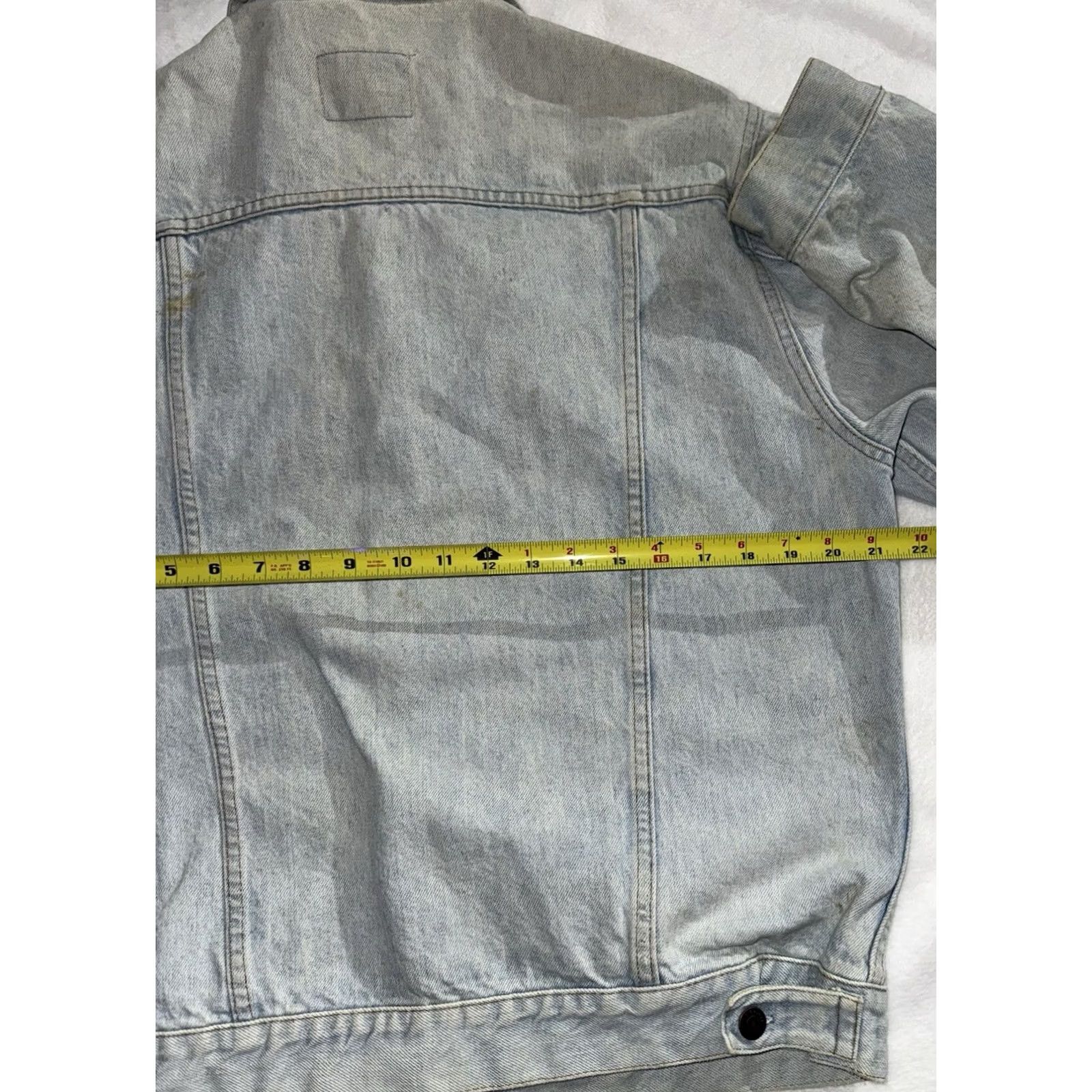 Gap Vintage GAP Denim Jacket Mens Large Blue Trucker Grunge Size US 33 - 6 Thumbnail