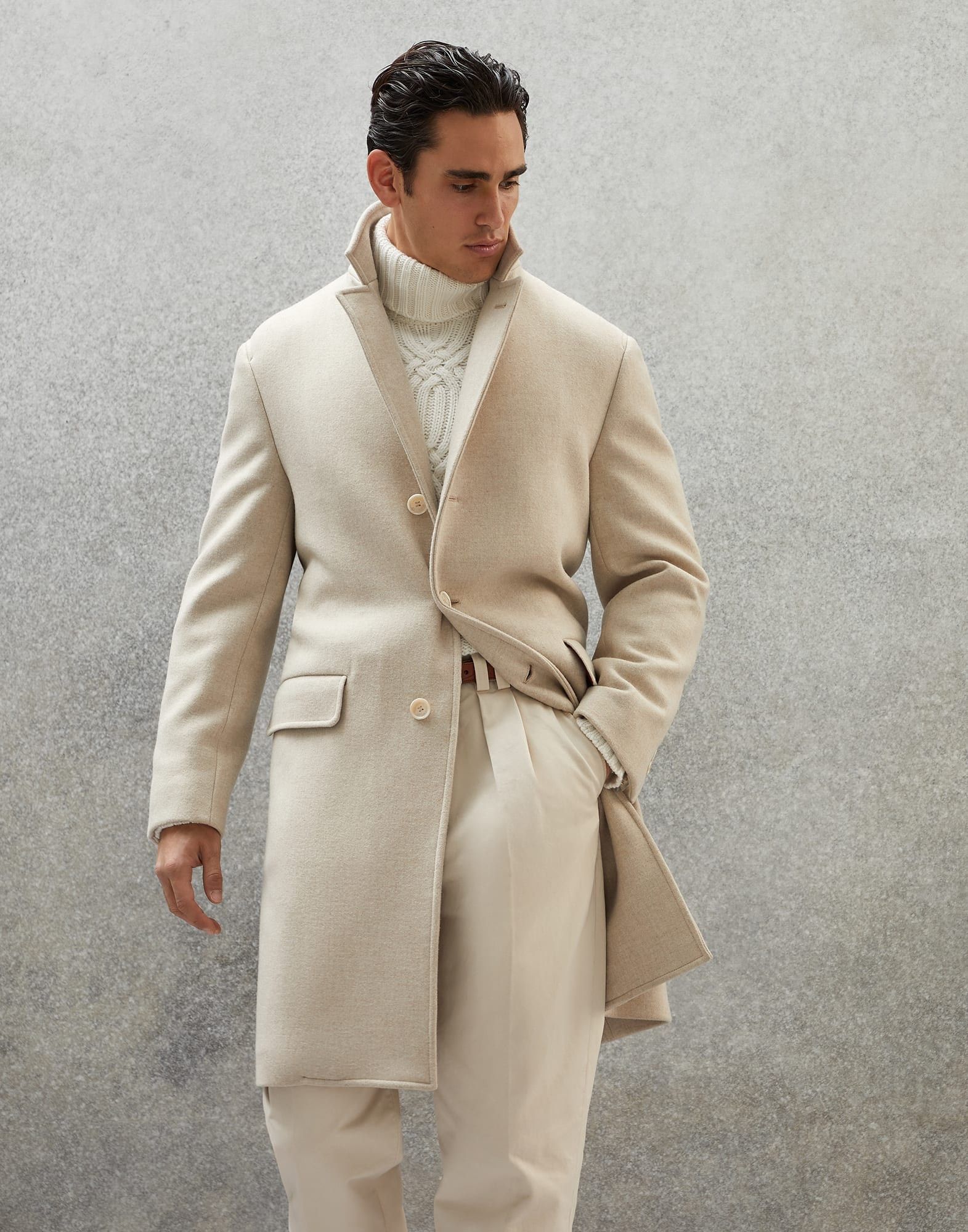 o1w1db10225 Overcoat in Beige