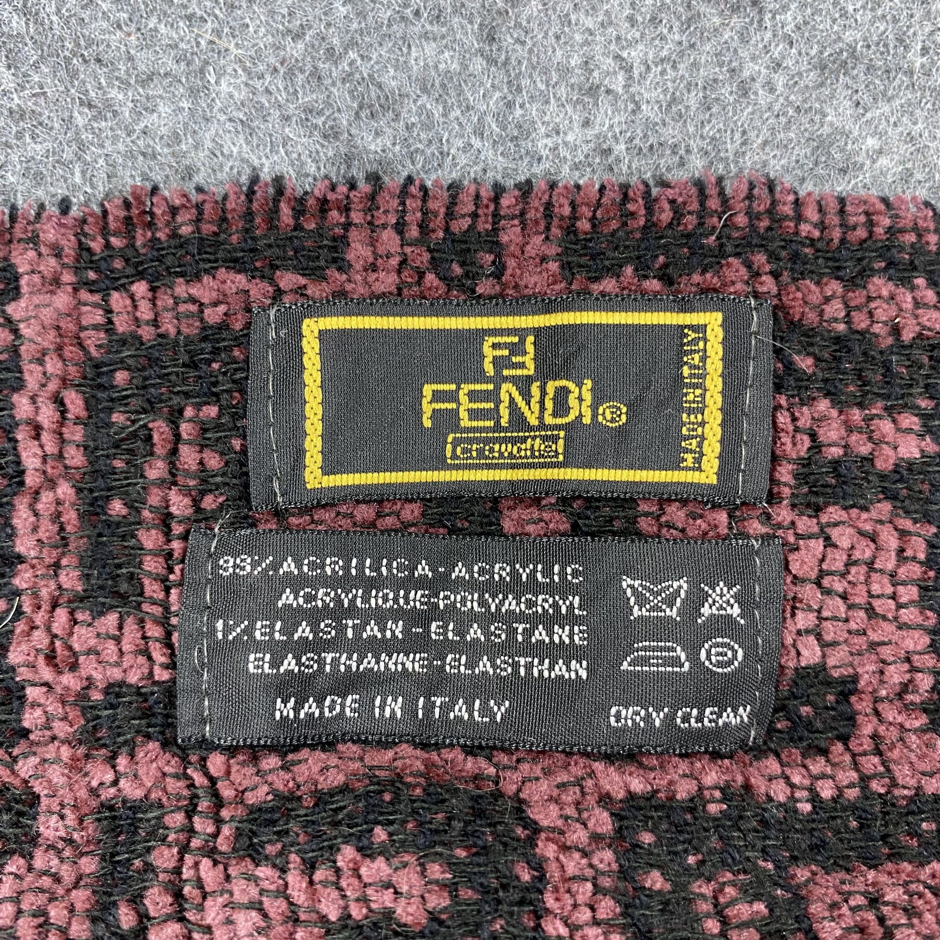 Fendi × Vintage GF10139 Fendi Scarf Neck Wear Muffler Size ONE SIZE - 2 Thumbnail