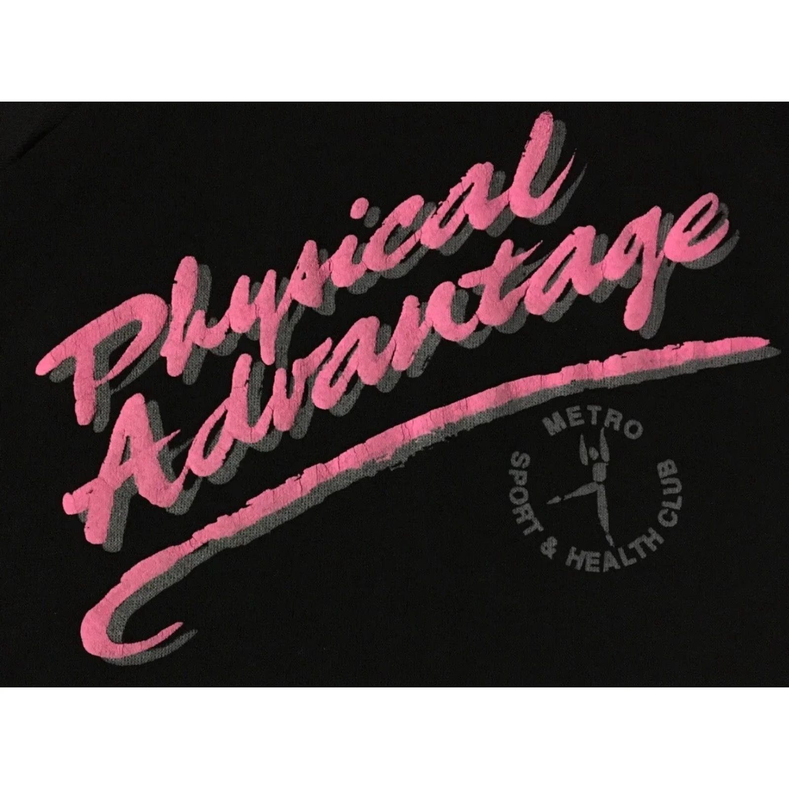 Vintage VINTAGE Vaporwave Hoodie Men M Black 80s 90s Metro Sports Club Grunge Nike? (Note: This item does not include Nike; adjust to original words.) Size US M / EU 48-50 / 2 - 2 Thumbnail