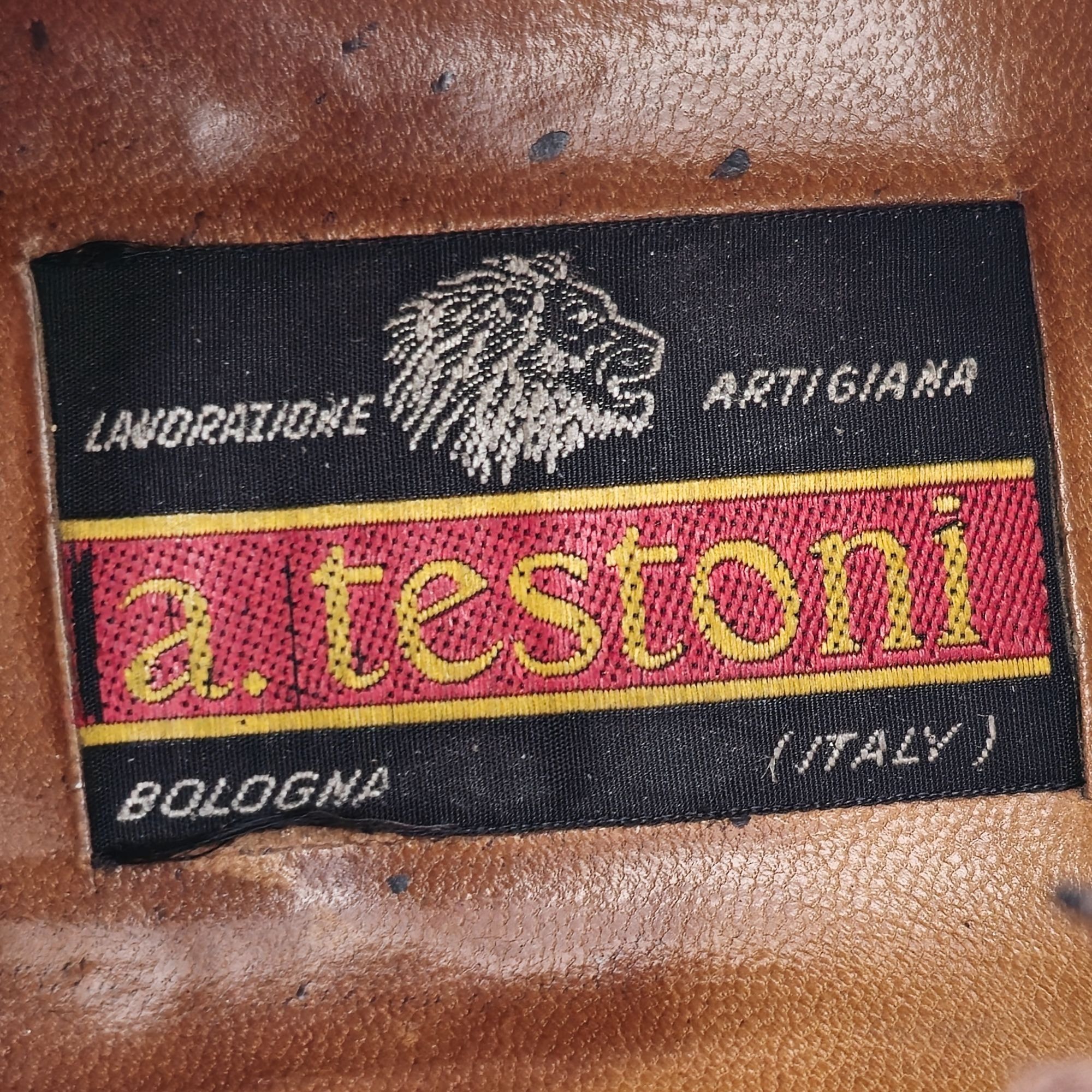 Testoni A. Testoni Italian Cognac Brown Leather Dress Shoes Cap-toe Size US 8 / EU 41 - 8 Thumbnail