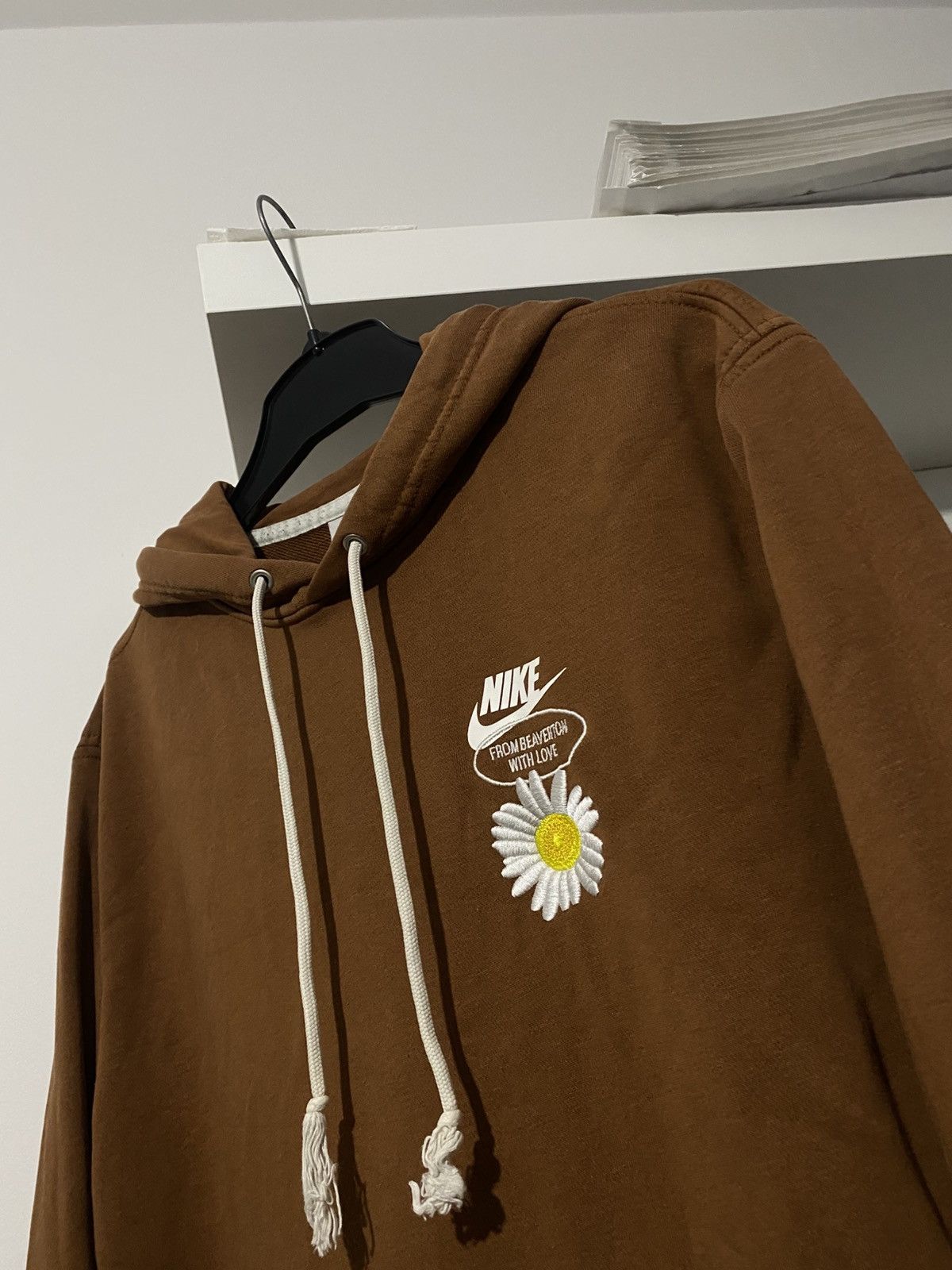 Nike Nike French Terry Hoodie Have a Nike Day M Pecan y2k Size US M / EU 48-50 / 2 - 9 Thumbnail