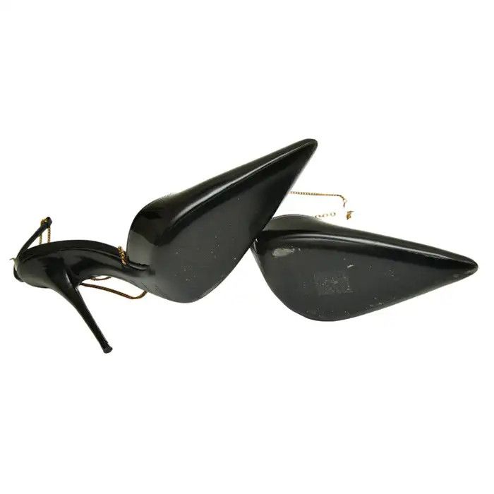 Saint Laurent Paris o1bcso1str1124 Claw Slingback Pumps in Black Size US 6 / IT 36 - 9 Thumbnail
