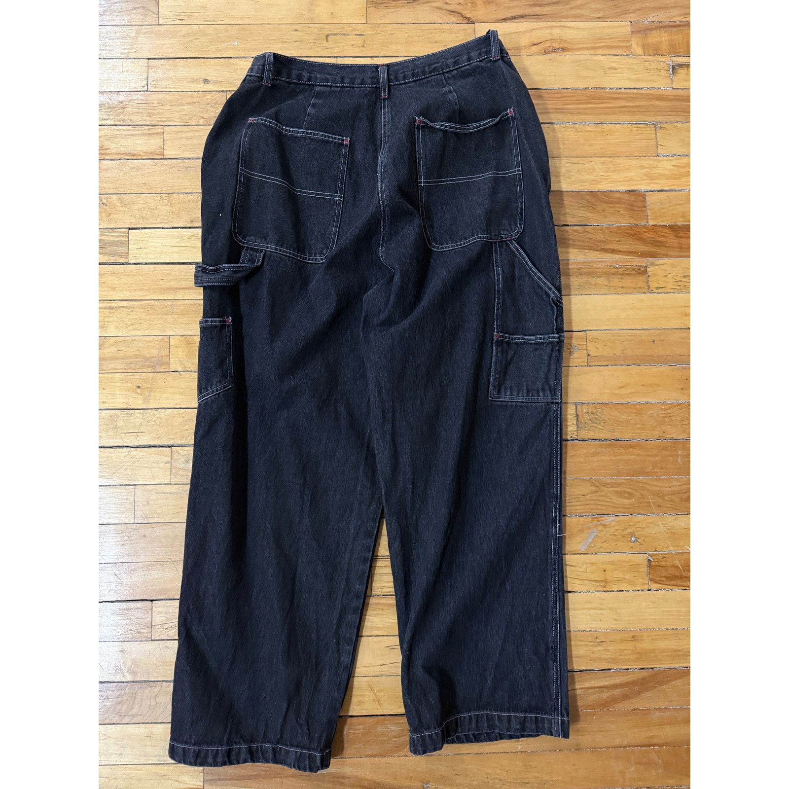 Vintage Vintage Y2K Newport News Carpenter Style Denim Jeans 37W Size US 37 - 2 Thumbnail