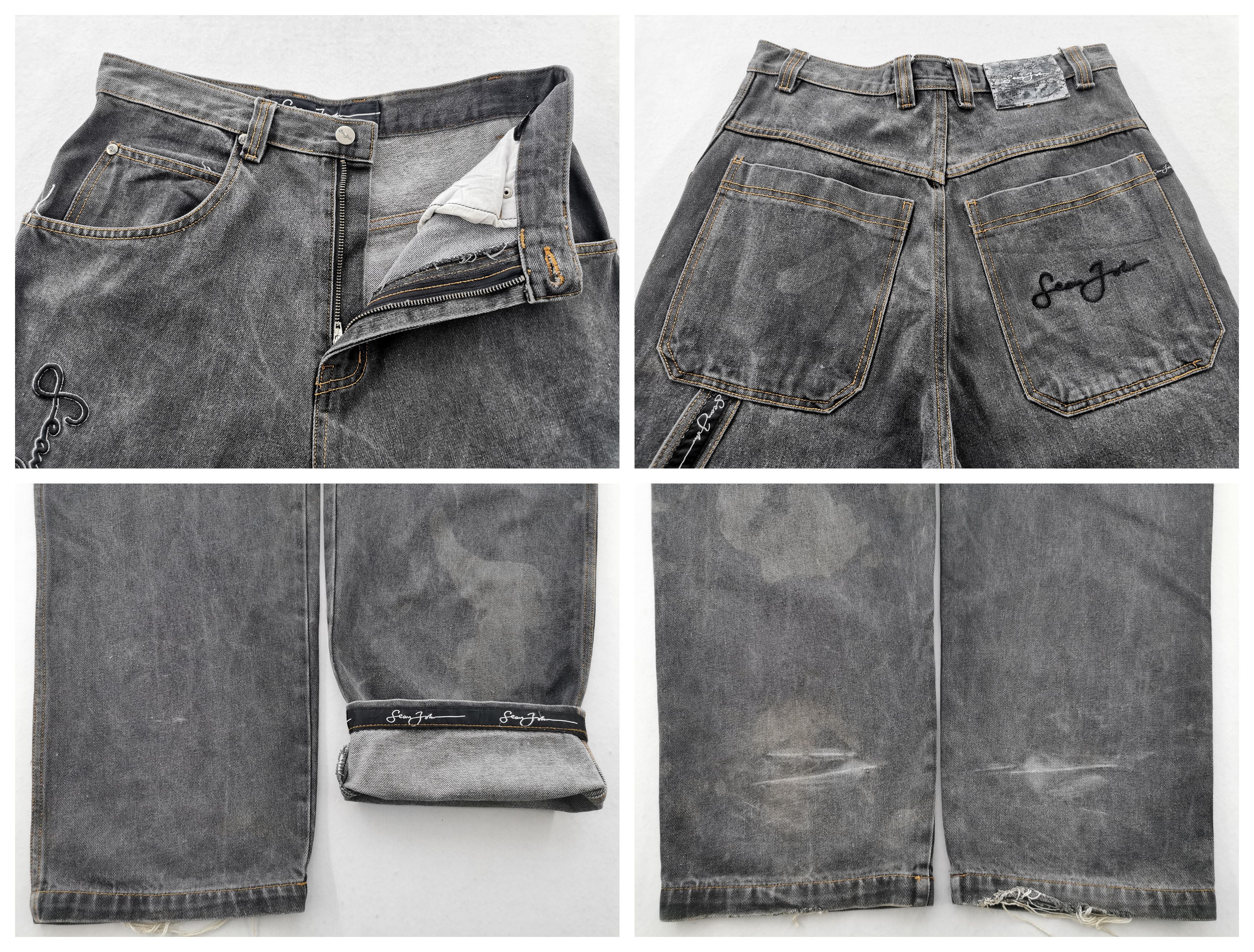 Sean John Distressed Vintage Sean John Carpenter Denim Jeans Size 32 Size US 32 / EU 48 - 6 Thumbnail