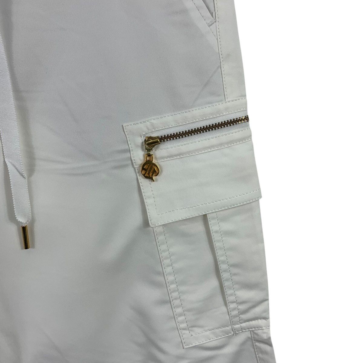 Vintage DANCE WITH DRAGON WHite colour cargo pants Size 30" / US 8 / IT 44 - 9 Thumbnail