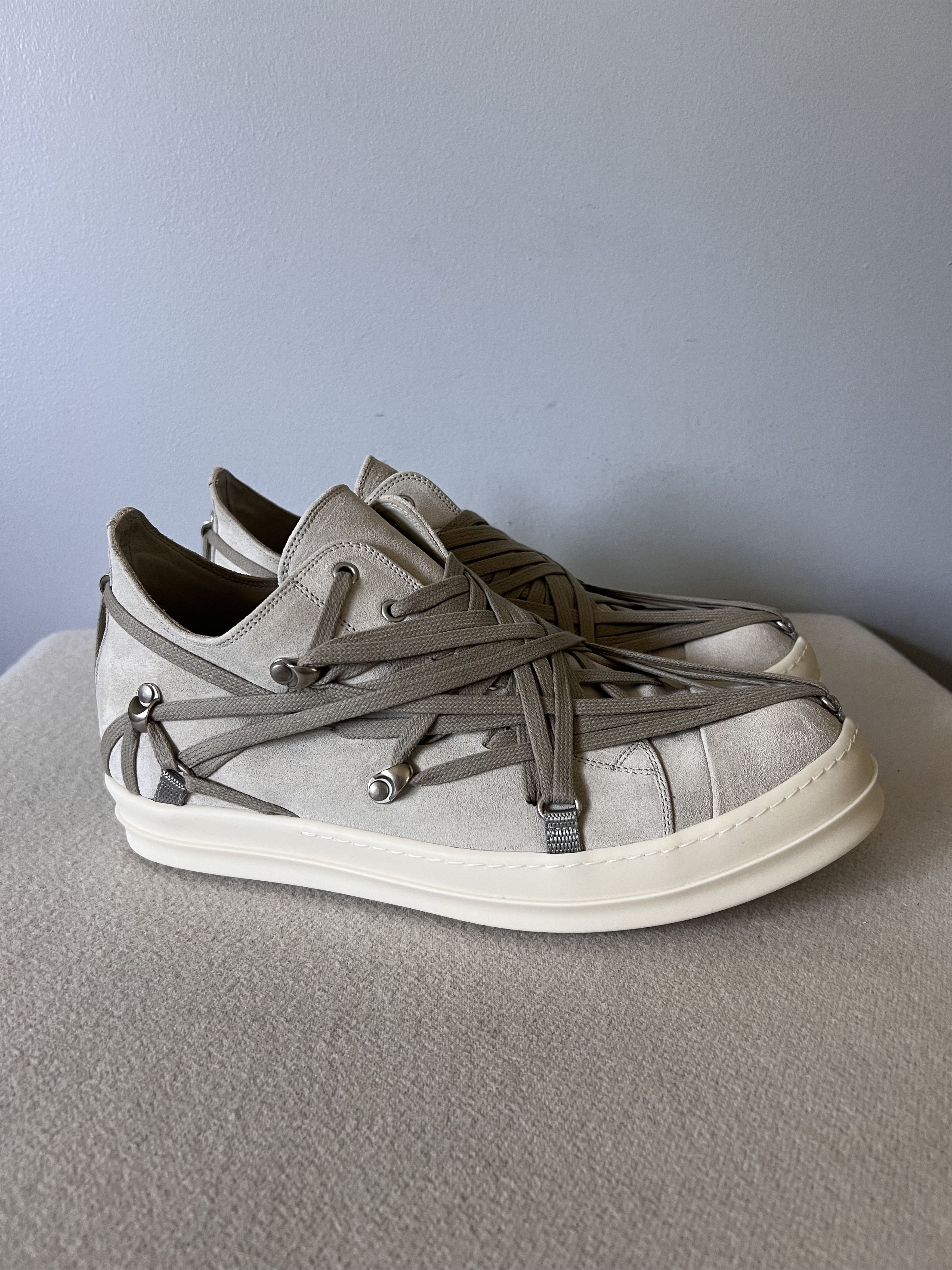 ゴルゴ14TECUATL mega lace ramones Rick Owens Mainline Mega bumper high-top ramones sneakers