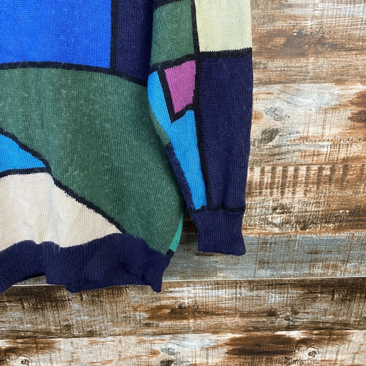Vintage DL Anhan Blue Cardigan Knitwear #C1144 Size M / US 6-8 / IT 42-44 - 16 Thumbnail