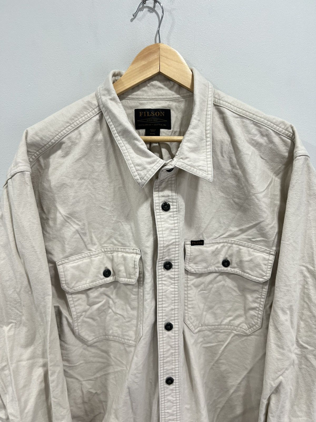 Filson Mens Filson Field Flannel Button Up Shirt 3XL Size US XXL / EU 58 / 5 - 2 Thumbnail