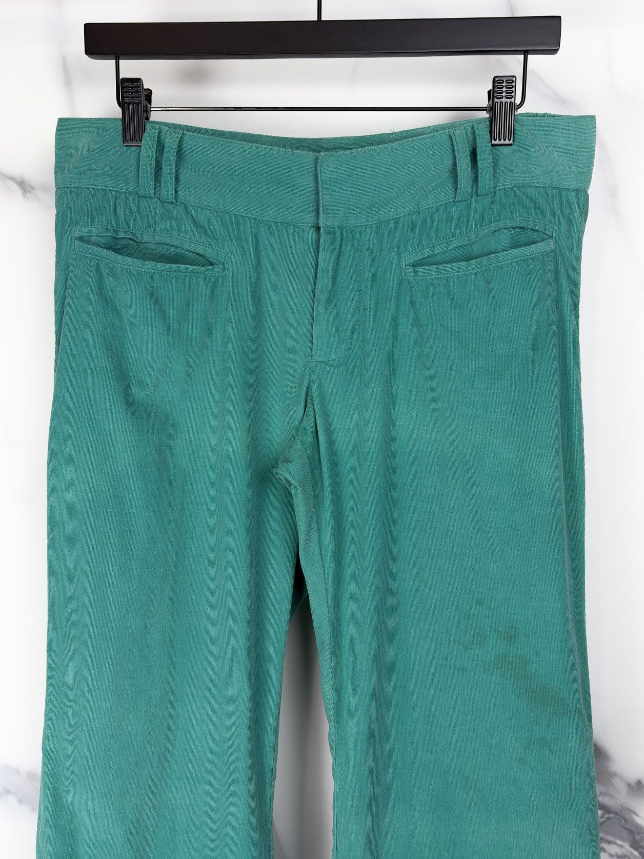 Gucci Gucci Tom Ford Green Flared Wide Leg Corduroy Pants Size US 30 / EU 46 - 4 Thumbnail