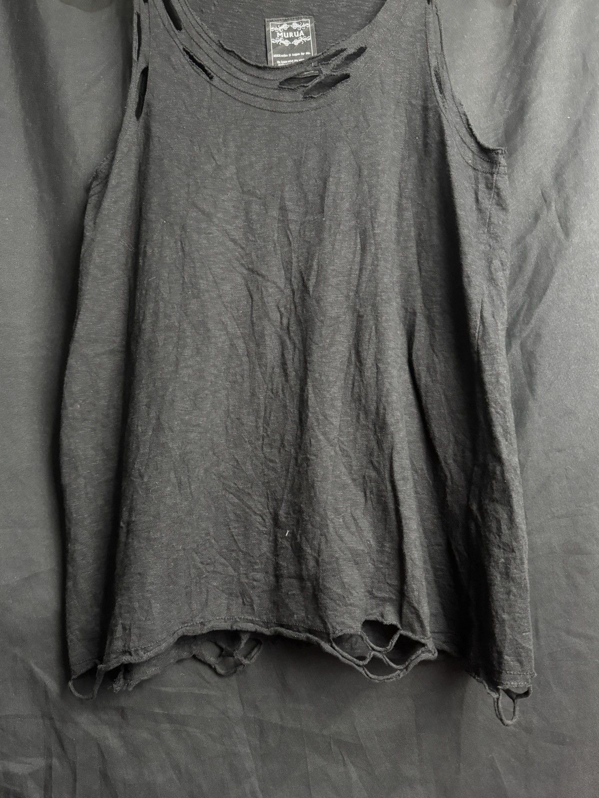 If Six Was Nine Distressed Tanktop Murua Ifsixwasnine lgb styled Size US M / EU 48-50 / 2 - 2 Thumbnail