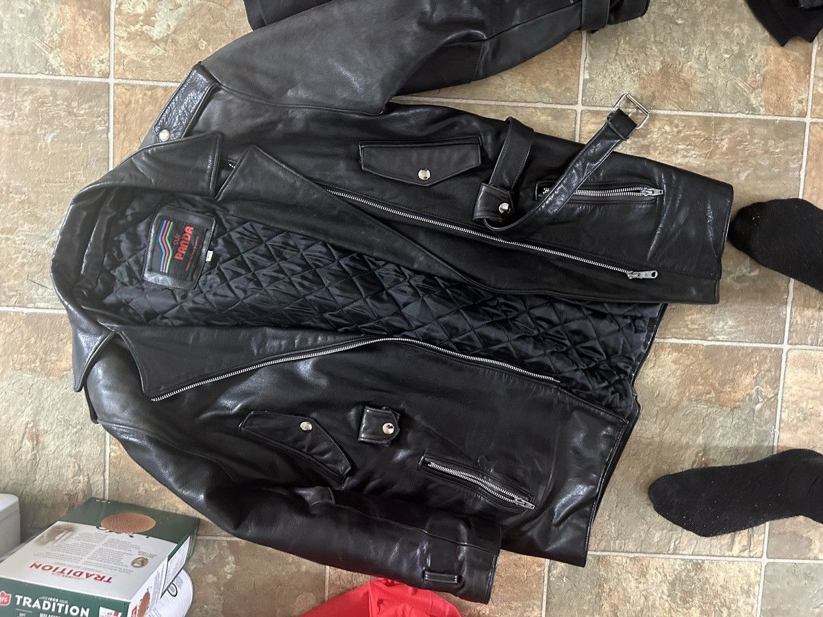 Genuine Leather × Vintage Vintage leather jacket Size US L / EU 52-54 / 3 - 4 Thumbnail