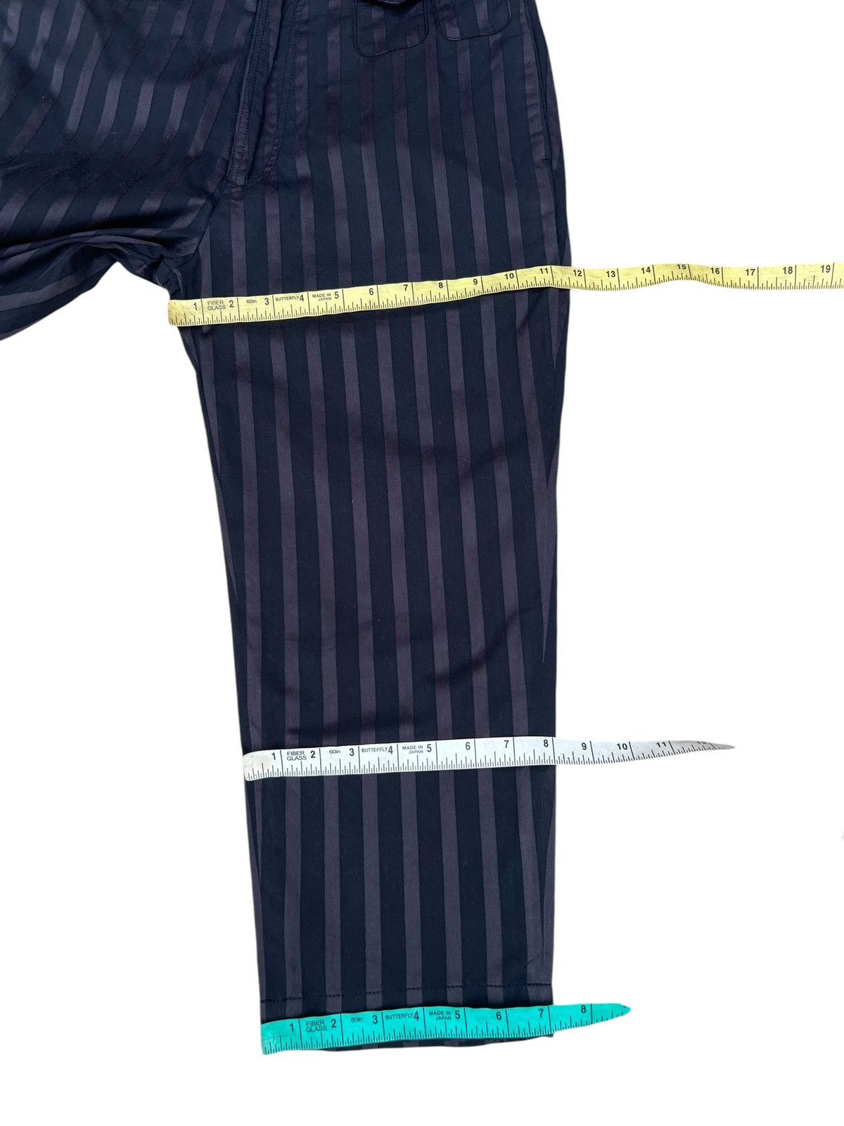 Bed j.w. Ford MOTEL By Keisuke Kohsaka Vertical Striped Cropped Pant Size US 31 - 3 Thumbnail